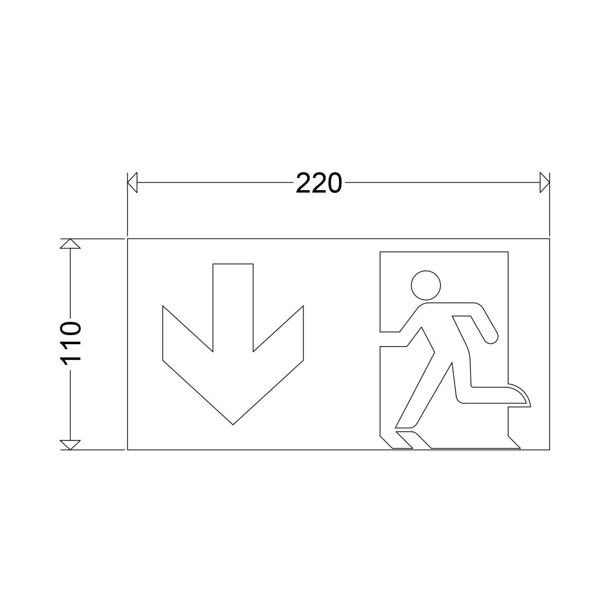 Schuch Licht Normpiktogramm 220/110/35