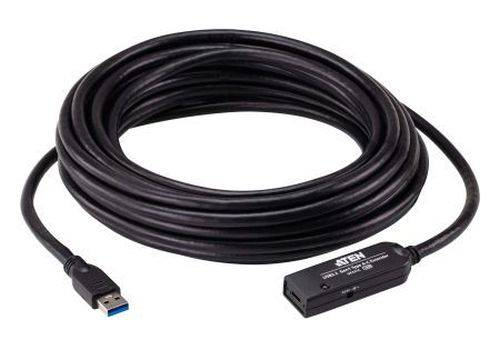 ATEN Aktives USB 3.2 Verlängerungskabel, USB Stecker A / USB Buchse C, 10,0 m