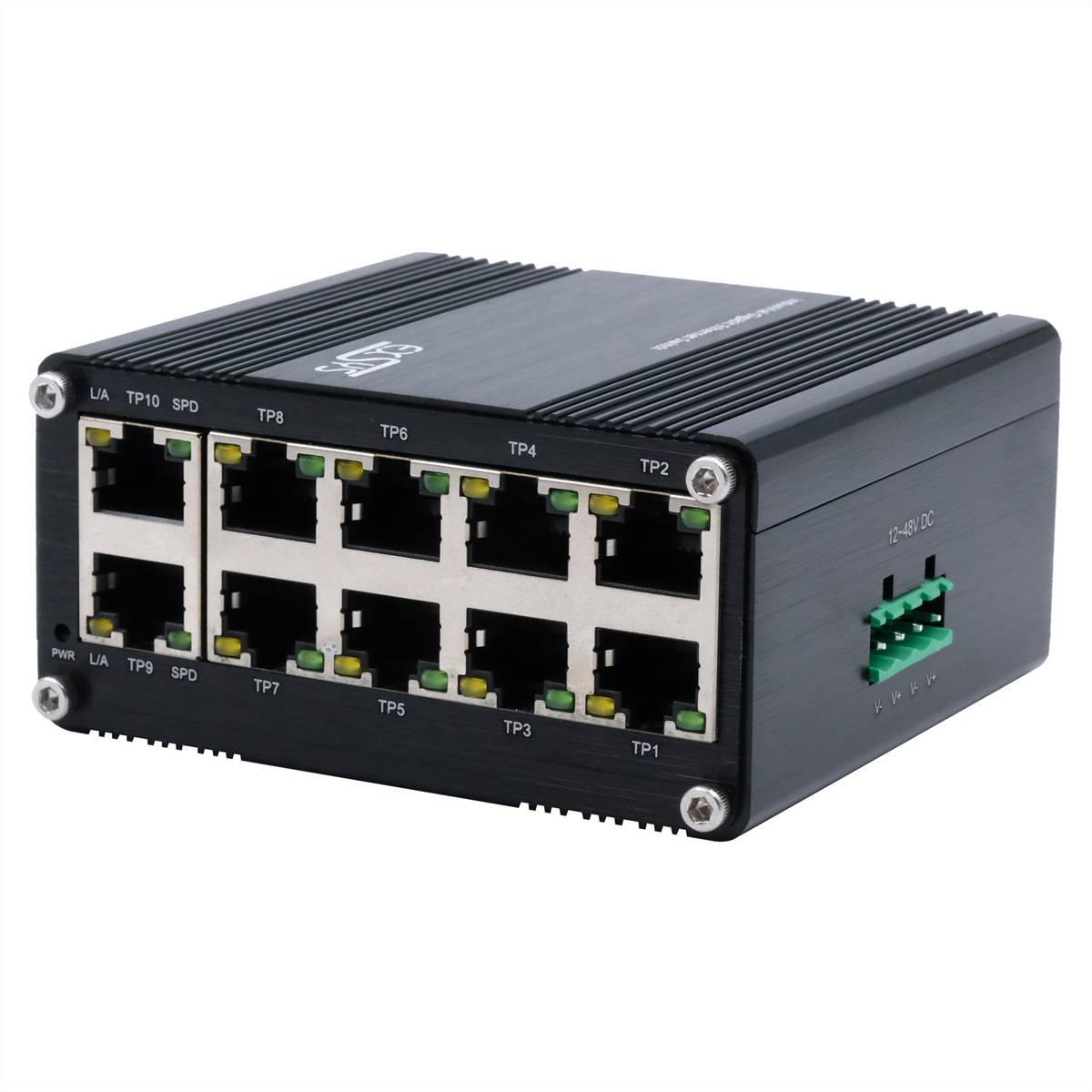 EXSYS EX-62025 10-Port Industrie Ethernet Switch