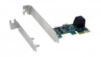 EXSYS EX-3519, SATA, PCIe, SATA, Full-height / Low-profile, PCIe 1.0, SATA, Grün, Silber