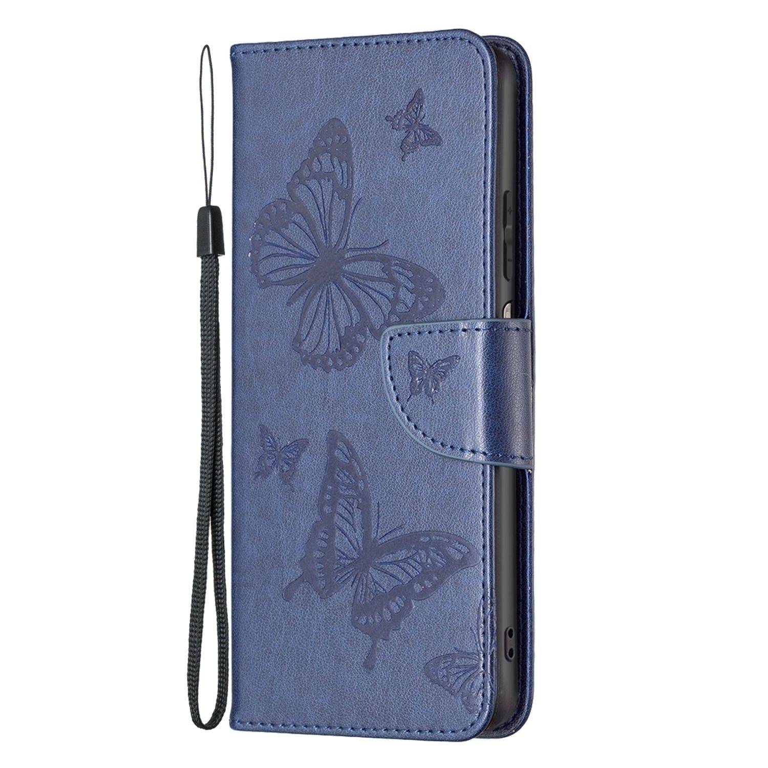 Hülle kompatibel mit Xiaomi Redmi Note 11 / Note 11S Global Kunstleder Handyhülle - Handy Case Blau