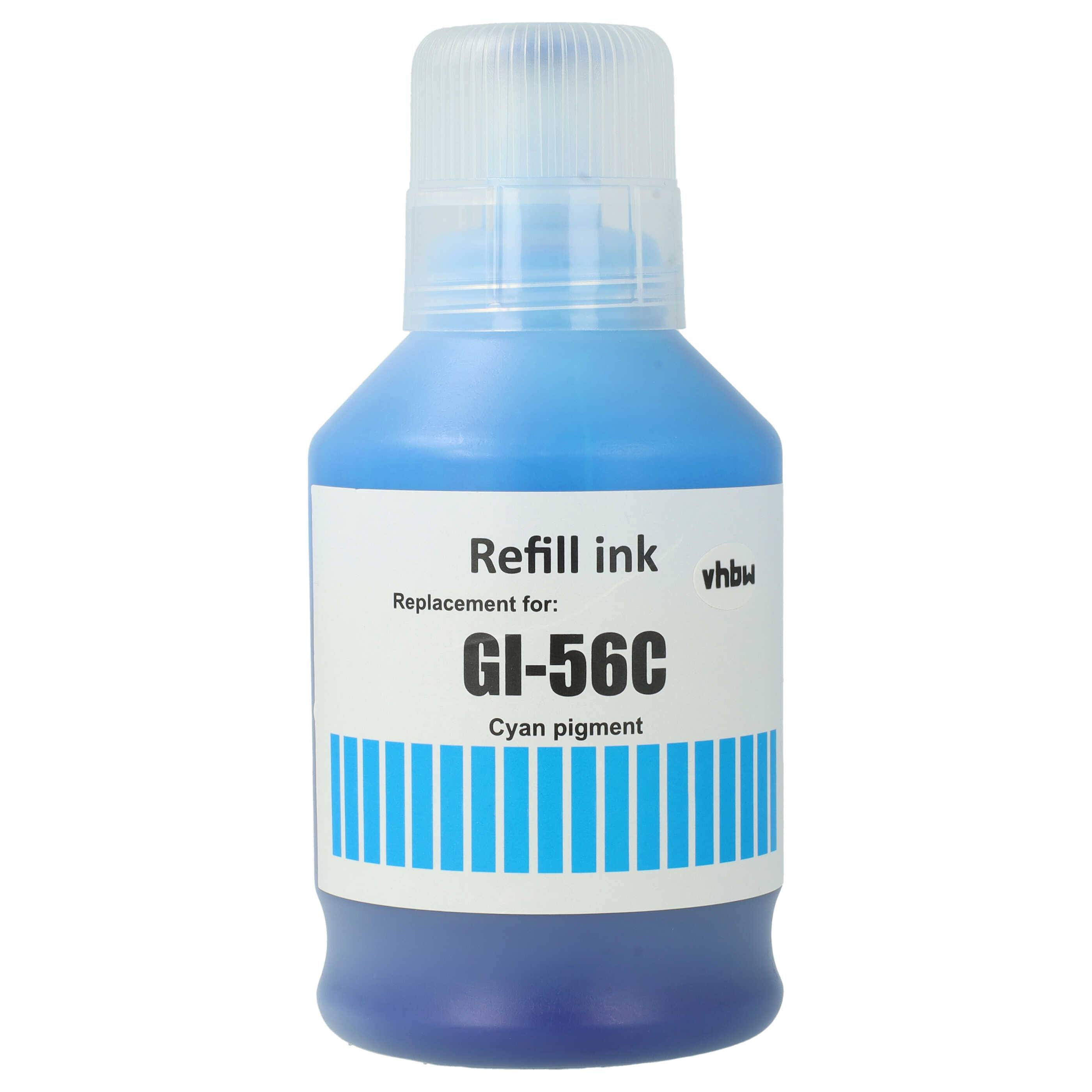 vhbw 4x Nachfülltinte kompatibel mit Canon MAXIFY GX 3050, GX 4040, GX 3040 Drucker - Refillset Cyan, Magenta, Yellow, Schwarz, Pigmentiert