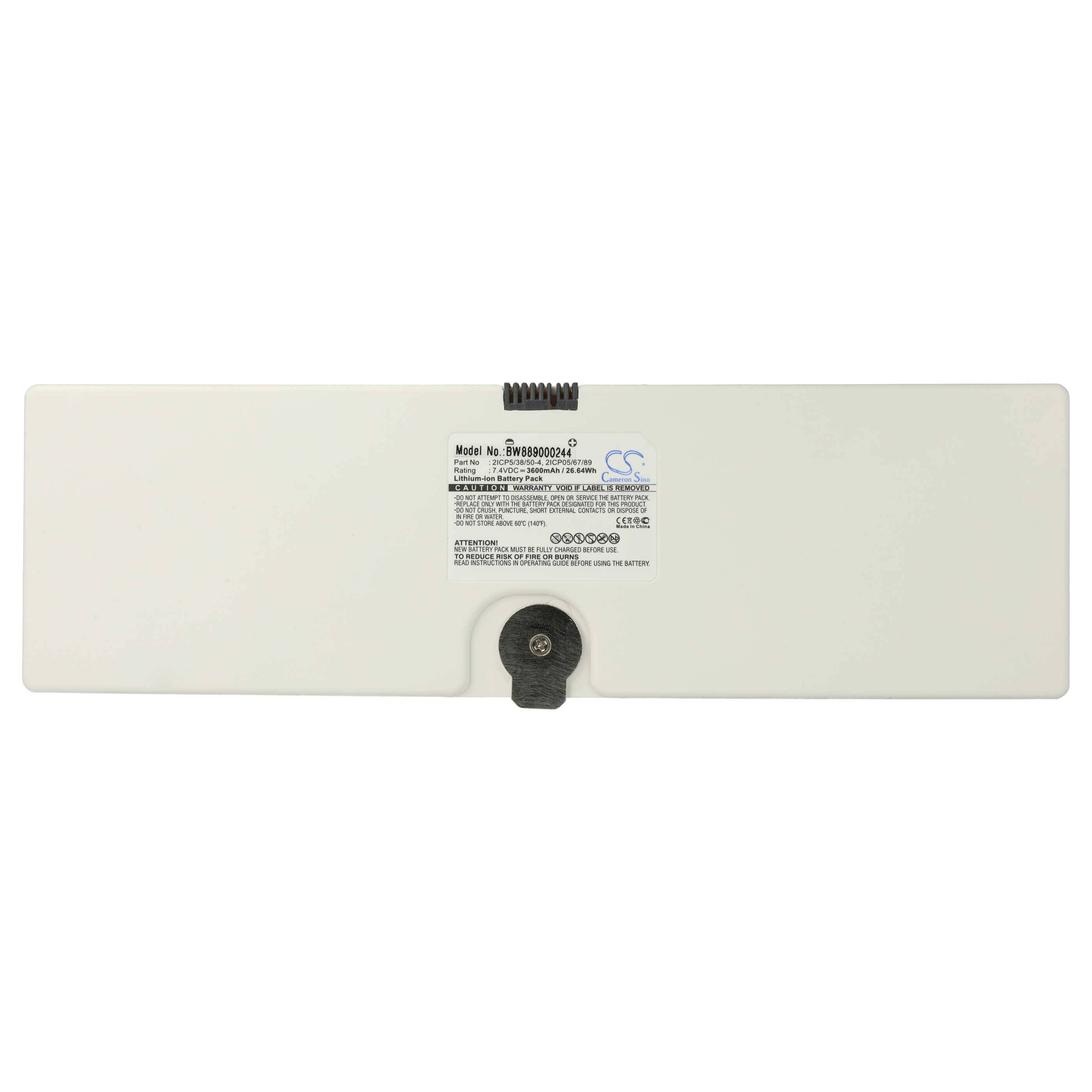 vhbw Akku kompatibel mit Trixell EZ DR, 3543PR Medizintechnik (3600 mAh, 7,4 V, Li-Ion)