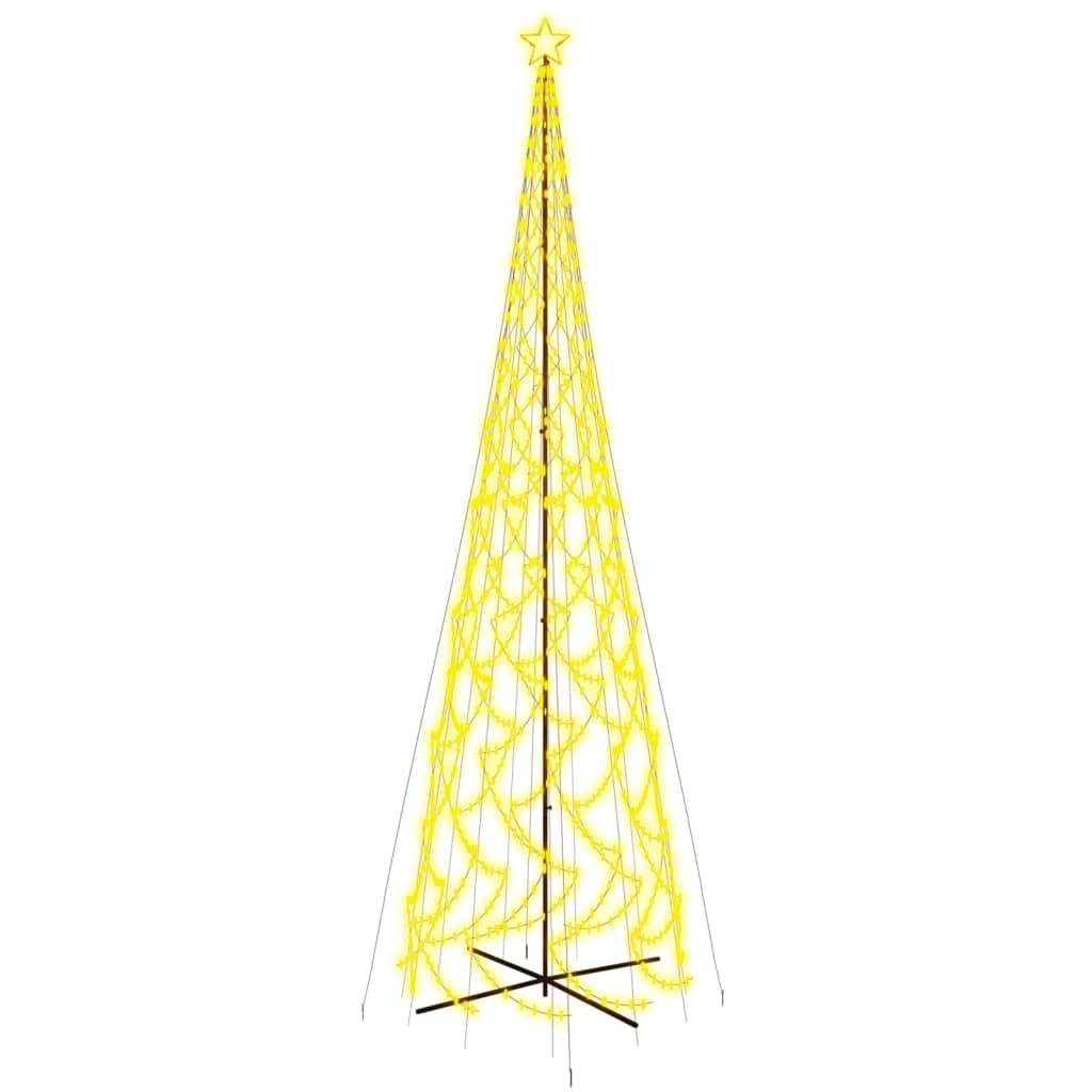 vidaXL LED-Weihnachtsbaum Kegelform Warmweiß 3000 LEDs 230x800 cm