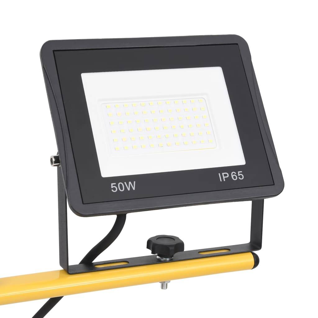 vidaXL LED-Fluter mit Stativ 2x50 W Kaltweiß