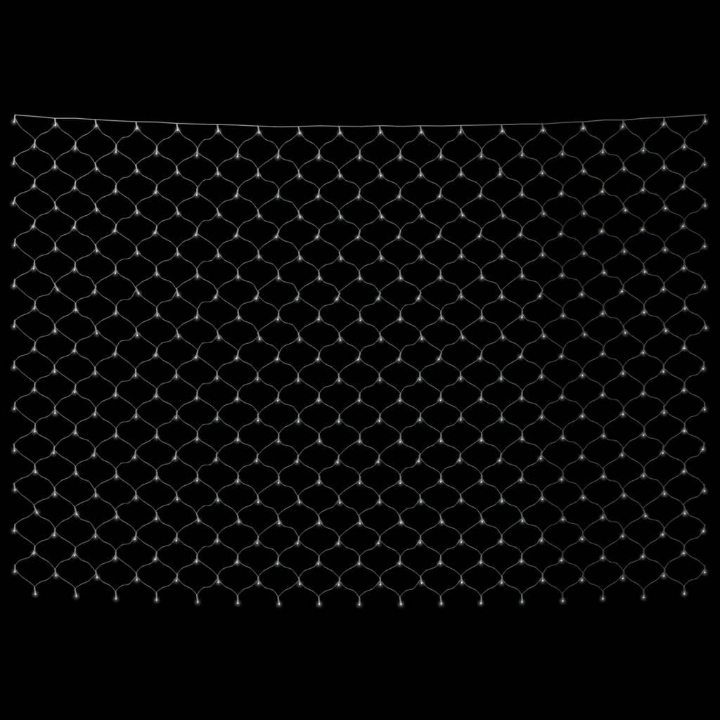 vidaXL Weihnachts-Lichternetz 4x4 m 544 LED Kaltweiß Indoor Outdoor