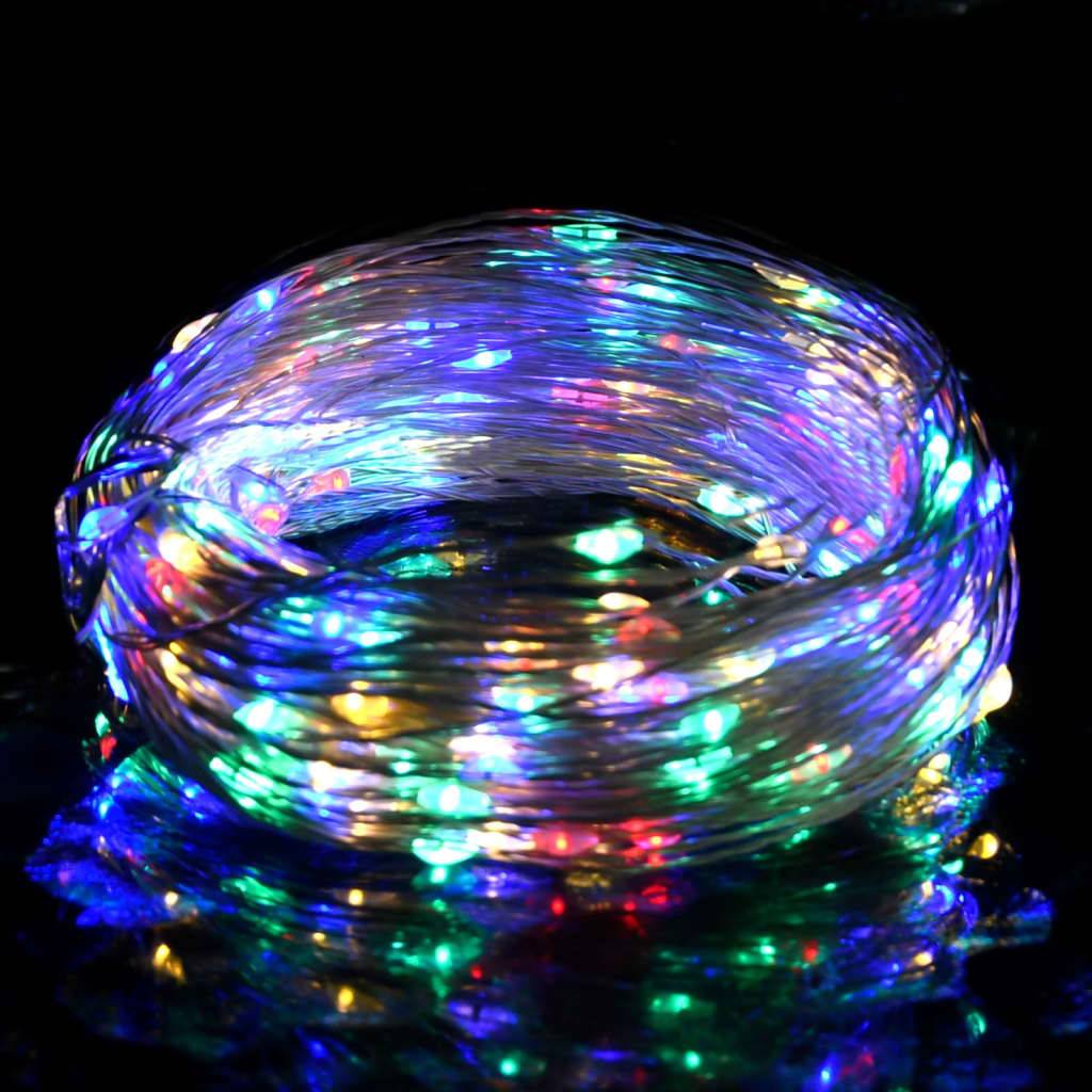 vidaXL LED-Lichterdraht 40 m 400 LED Mehrfarbig 8 Funktionen