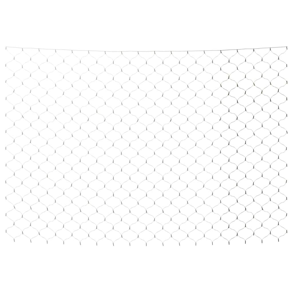 vidaXL Weihnachts-Lichternetz Mehrfarbig 3x3 m 306 LEDs Indoor Outdoor