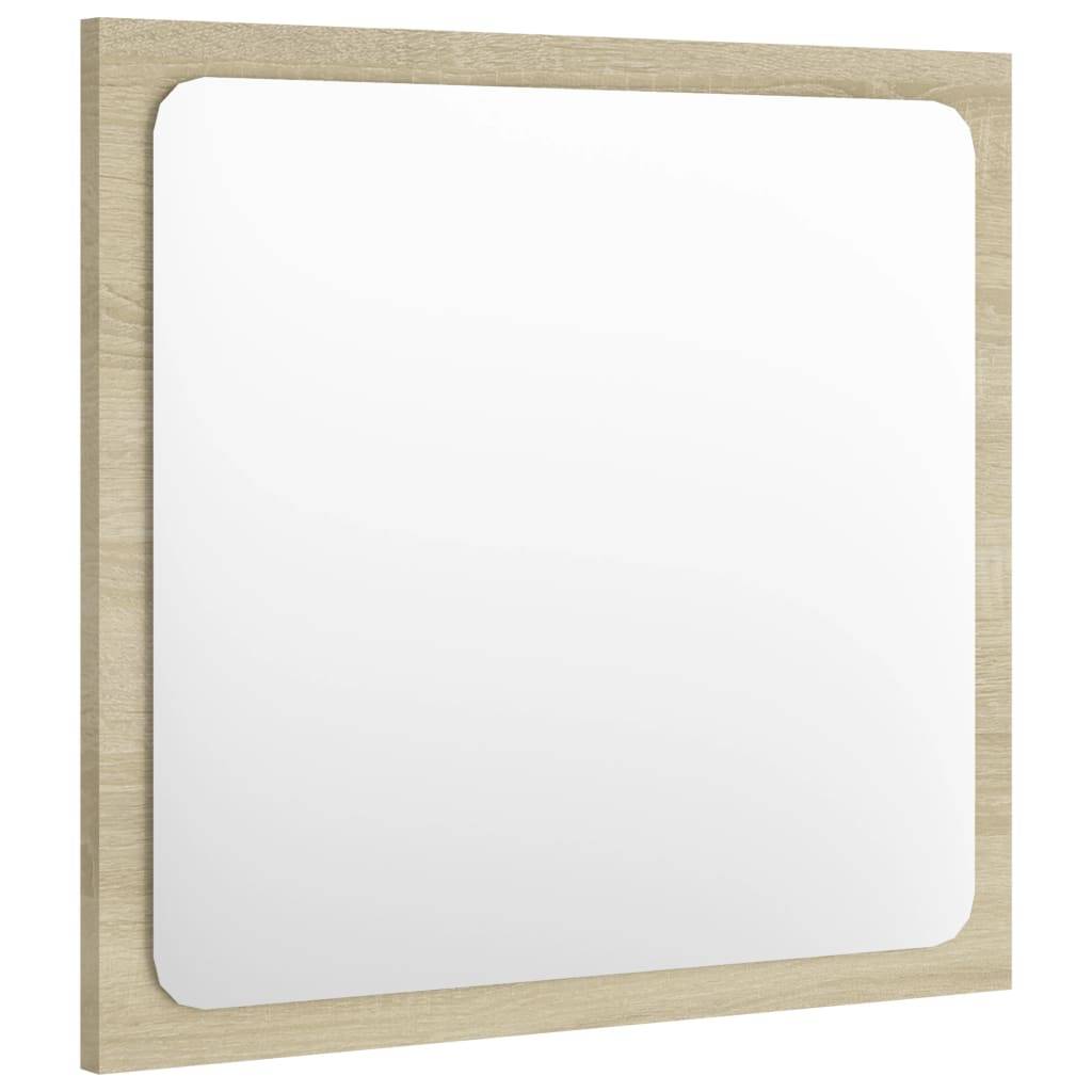vidaXL Badspiegel Sonoma-Eiche 40x1,5x37 cm Holzwerkstoff