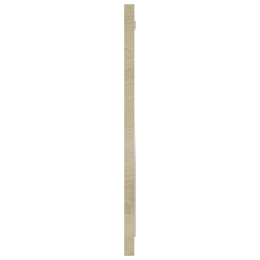 vidaXL Badspiegel Sonoma-Eiche 40x1,5x37 cm Holzwerkstoff