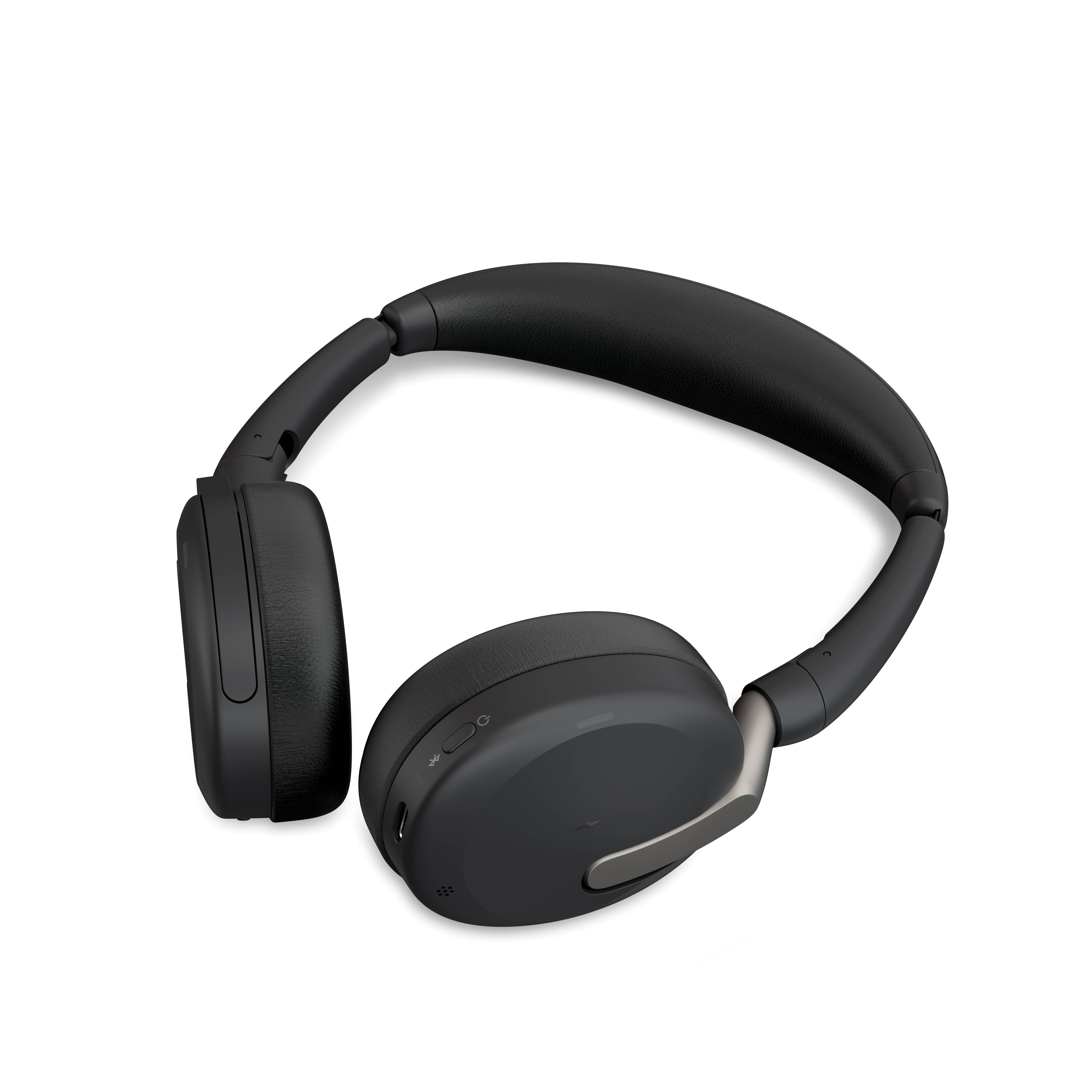 Jabra Evolve2 65 Flex Link380a UC + Ladepad On Ear Headset Bluetooth® Stereo Schwarz Noise Cancelling Headset