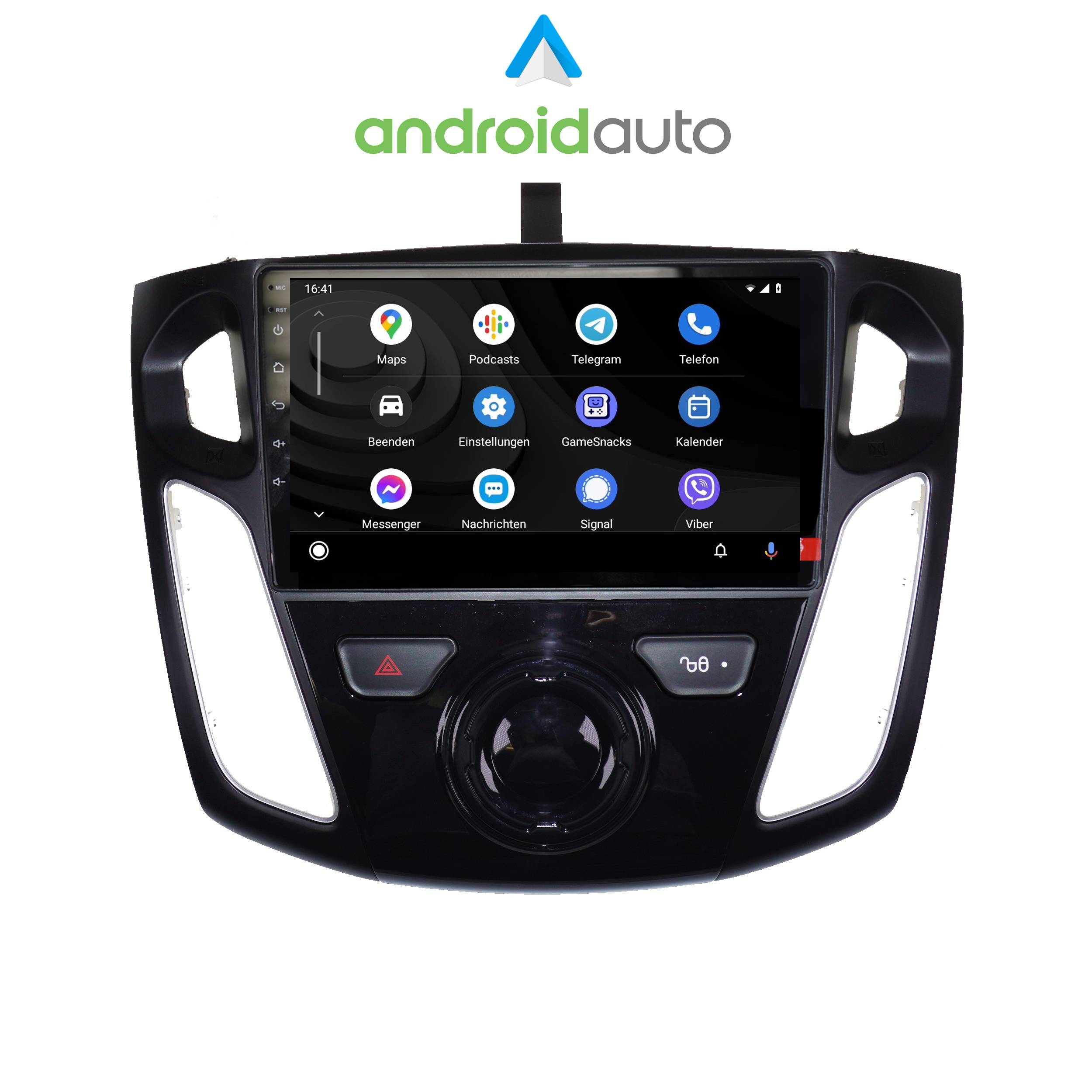 Für Ford Focus III MK3 9" Touchscreen Android Autradio GPS Navigation CarPlay