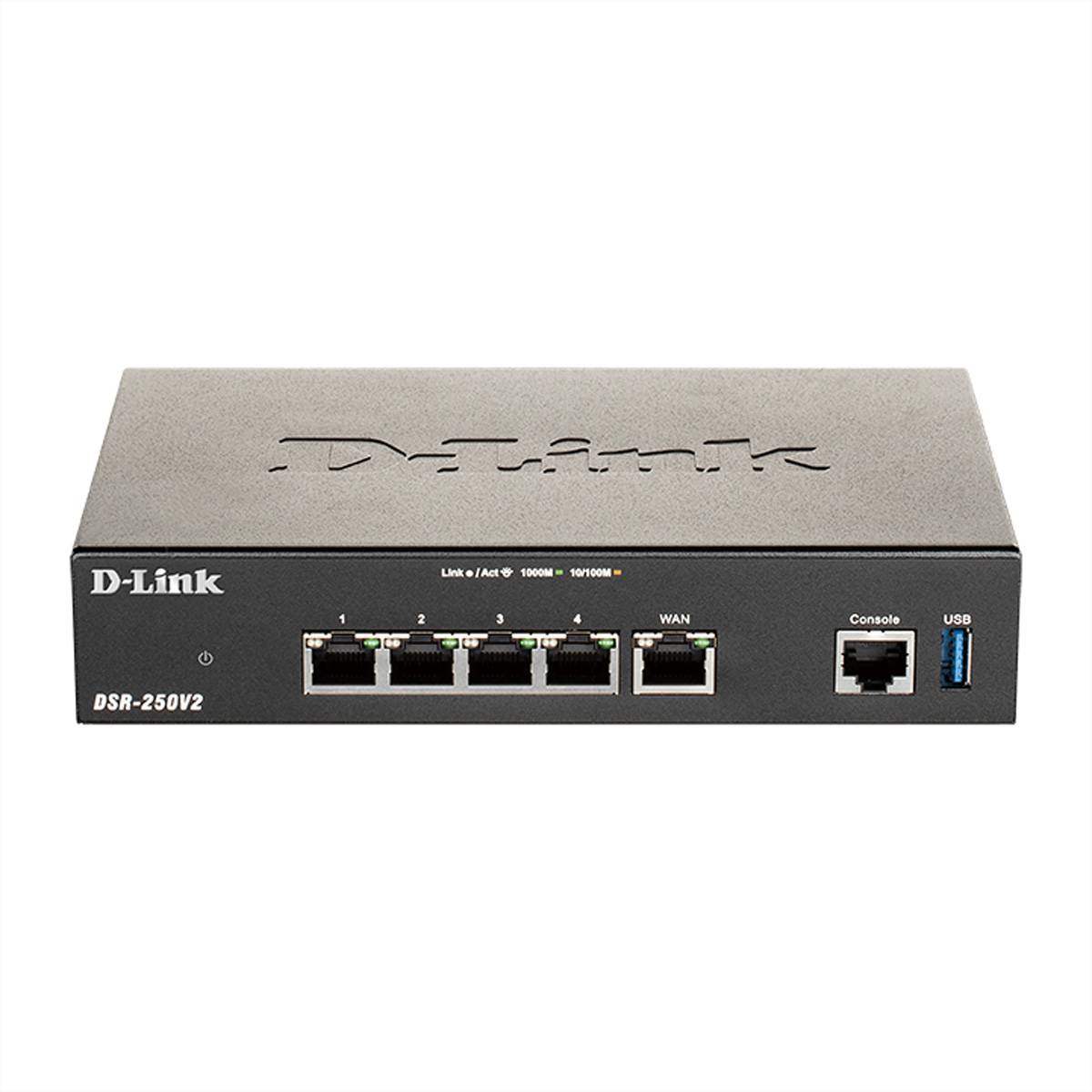 D-Link DSR-250V2 - Router 4-Port-Switch - 1GbE