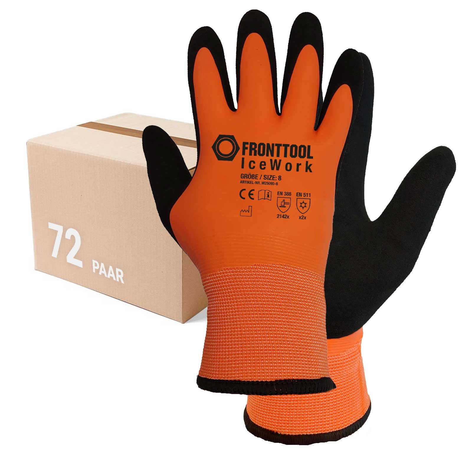 FRONTTOOL Kälteschutzhandschuhe IceWork 72 Paar - Größe:8