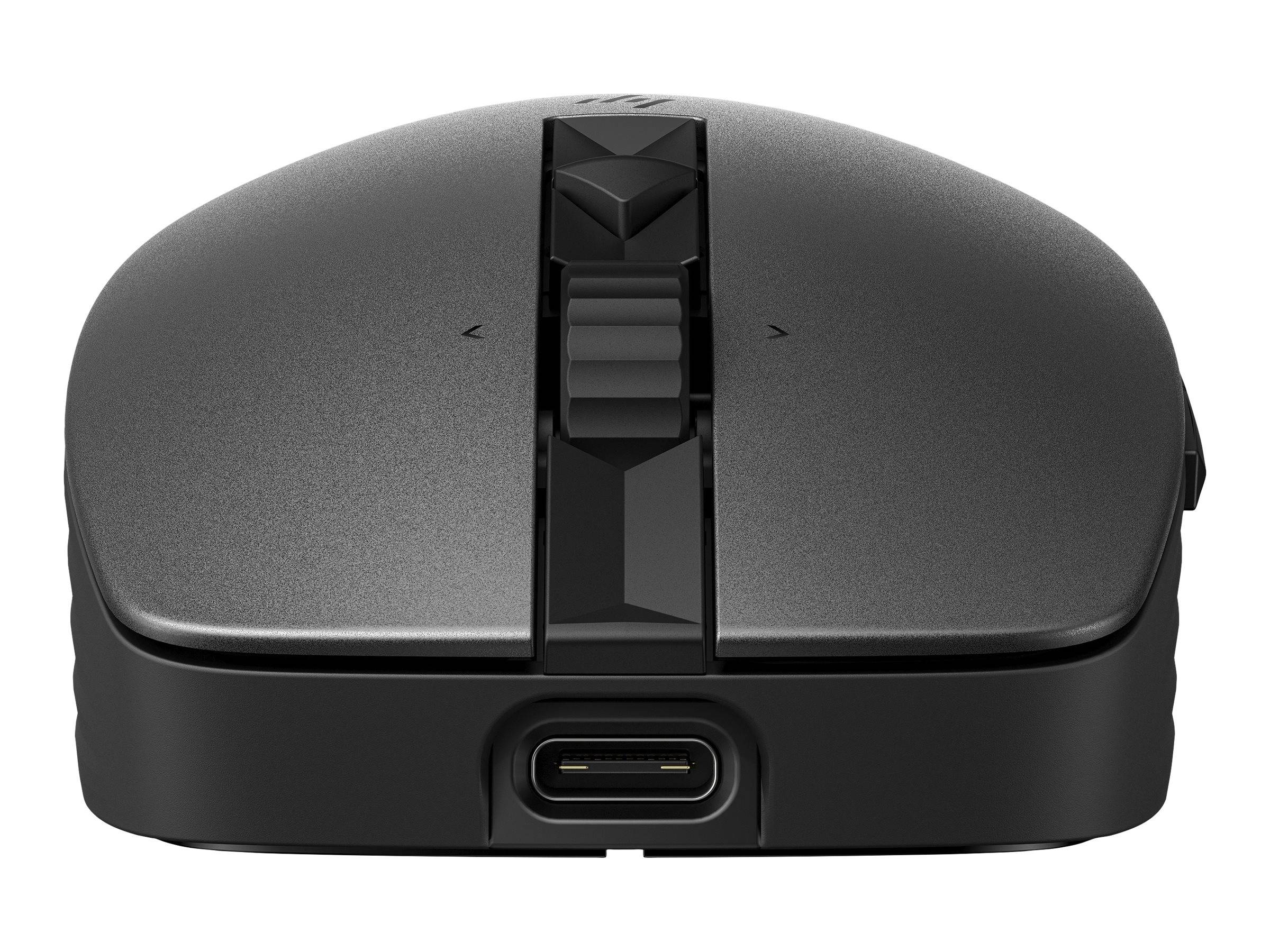 HP 715 - Maus - mehrere Geräte, wiederaufladbar - 7 Tasten - kabellos, kabelgebunden - Bluetooth 3.0, 2.4 GHz - kabellos