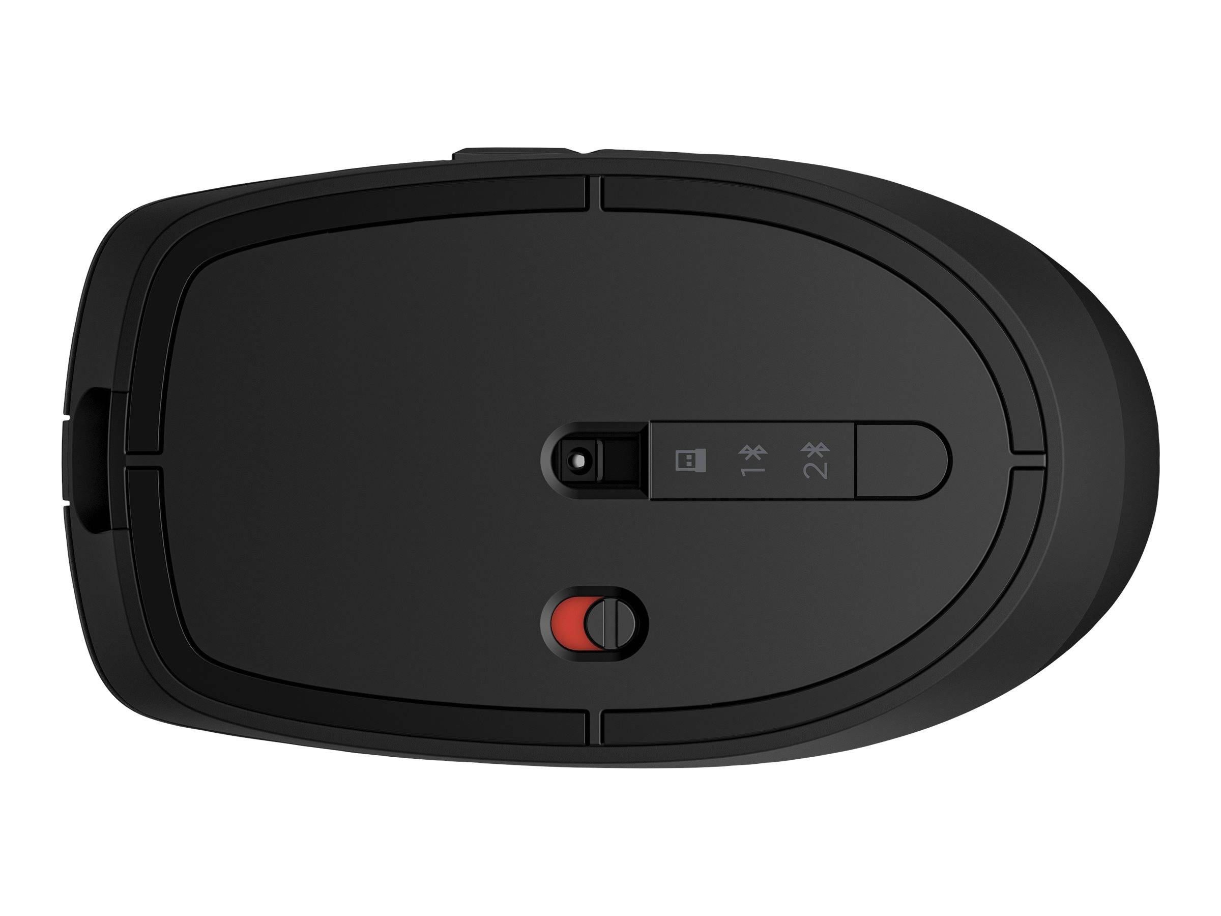 HP 715 - Maus - mehrere Geräte, wiederaufladbar - 7 Tasten - kabellos, kabelgebunden - Bluetooth 3.0, 2.4 GHz - kabellos