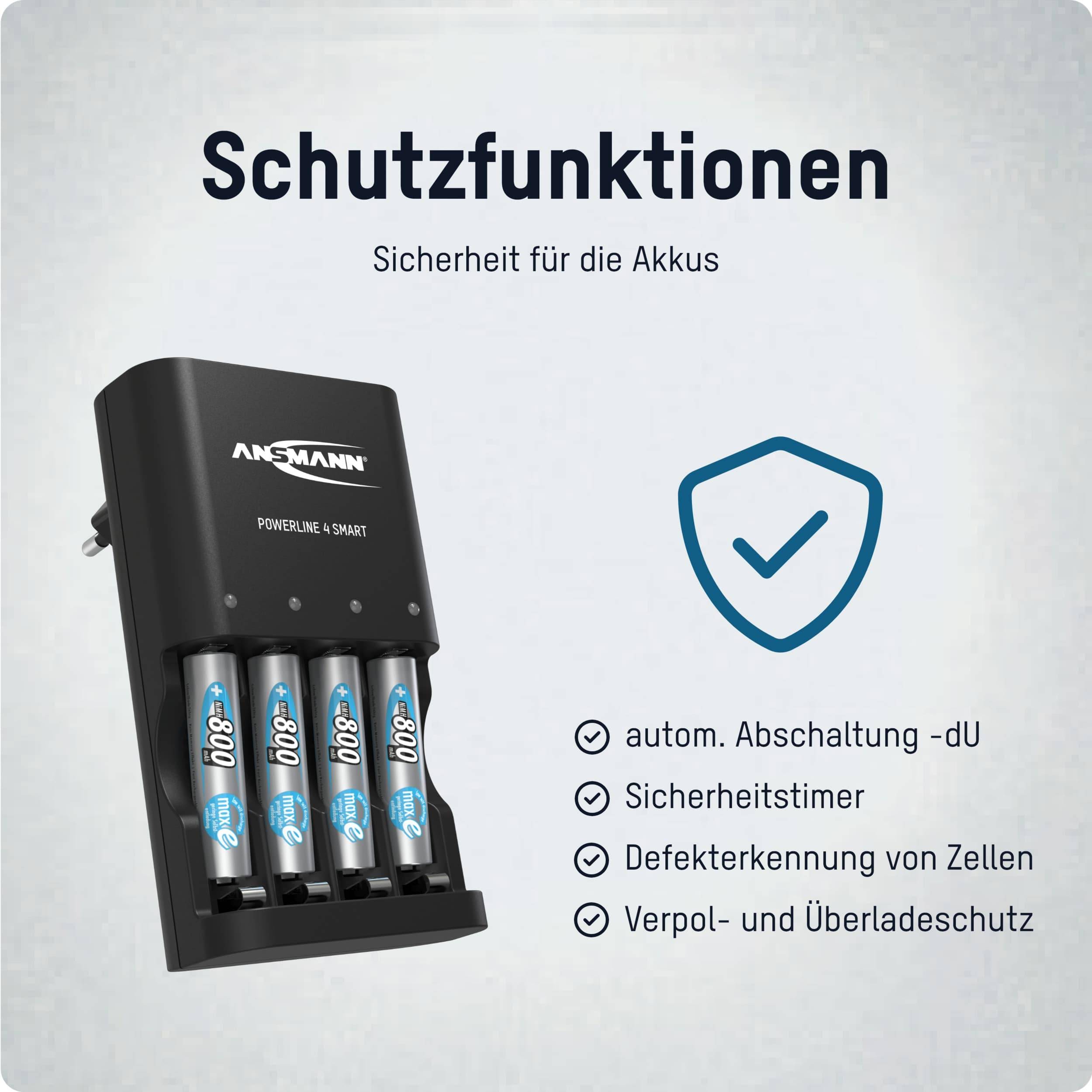 ANSMANN Ladegerät Powerline 4 Smart