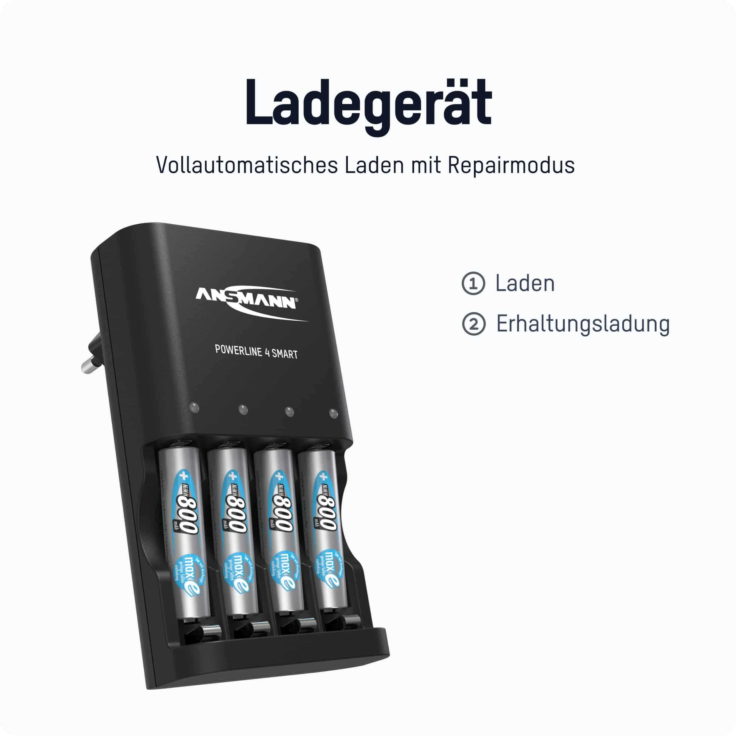 ANSMANN Ladegerät Powerline 4 Smart