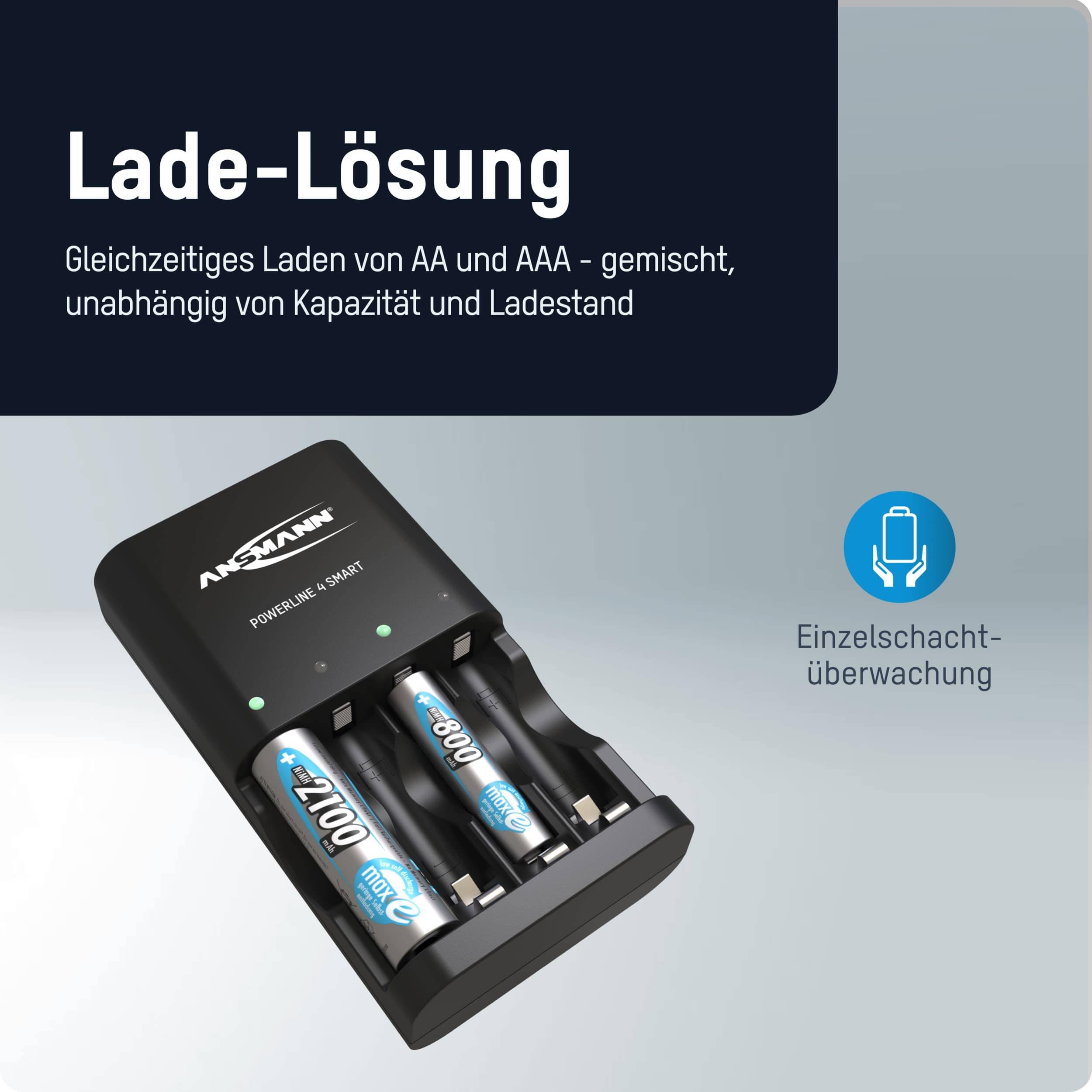 ANSMANN Ladegerät Powerline 4 Smart