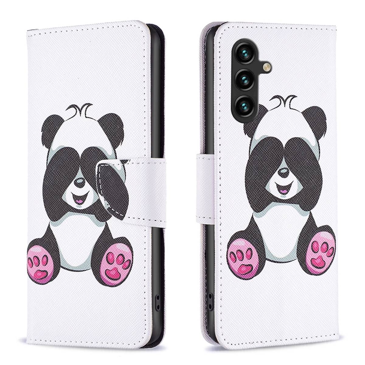 Für Samsung Galaxy A14 5G / 4G Kunstleder Handy Tasche Book Motiv Case
