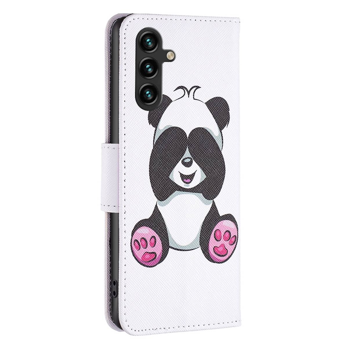 Für Samsung Galaxy A14 5G / 4G Kunstleder Handy Tasche Book Motiv Case