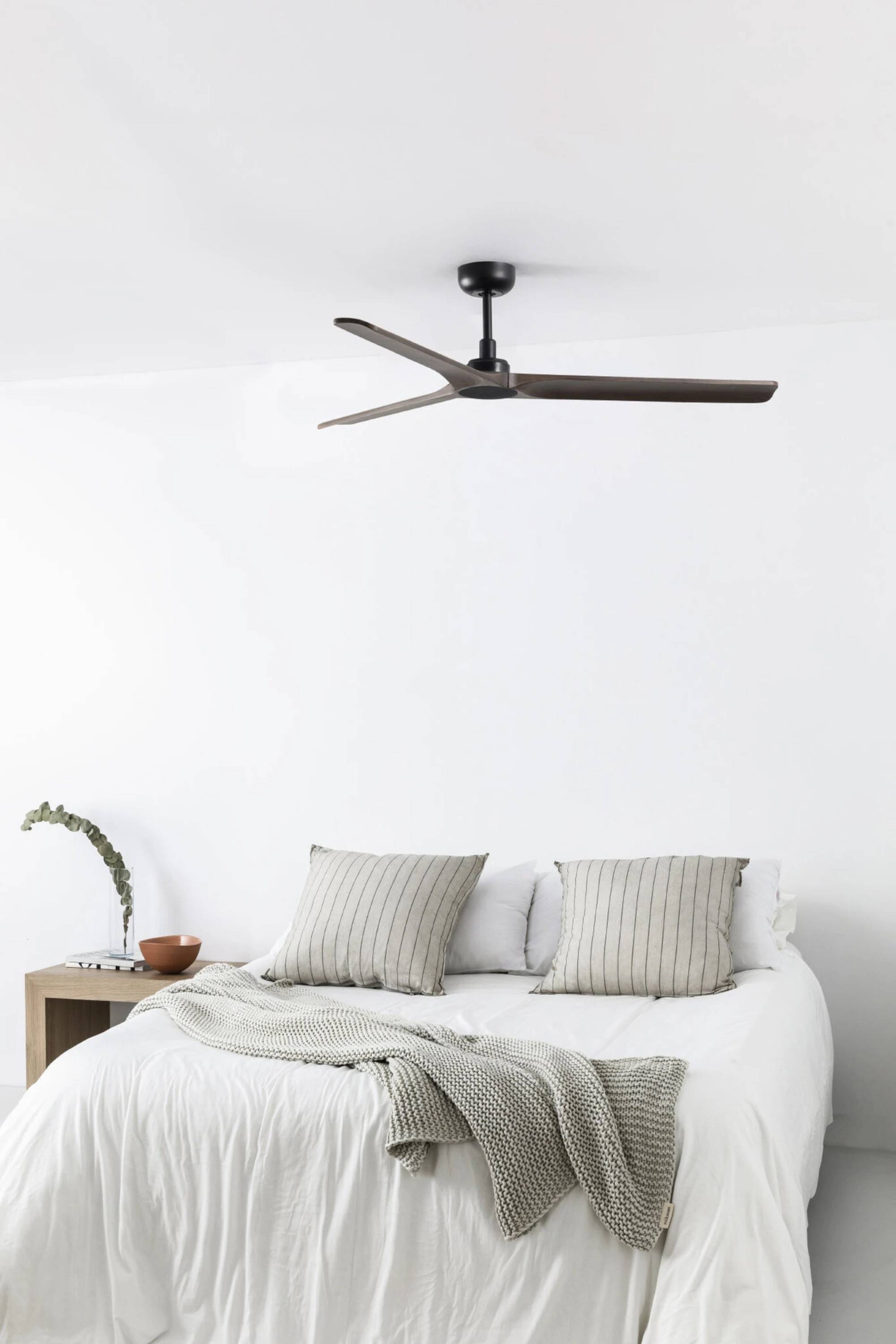 DC Deckenventilator Heywood L Schwarz mit Fernbedienung