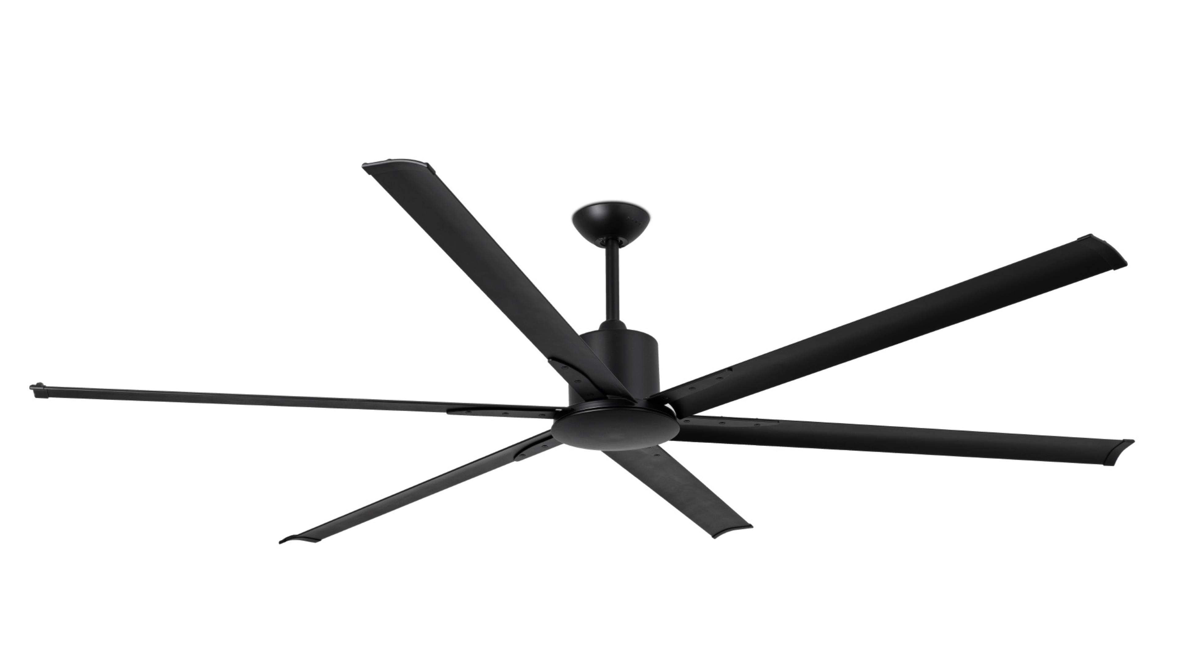 Energiespar Deckenventilator Andros Schwarz 213 cm