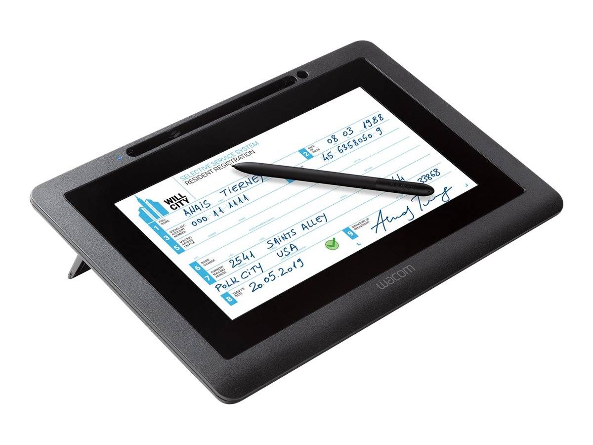 Wacom 10.1 Stift-Display DTU-1031AX Tablet, LCD Anzeige, Digitalisierer, Kabelgebunden Schwarz