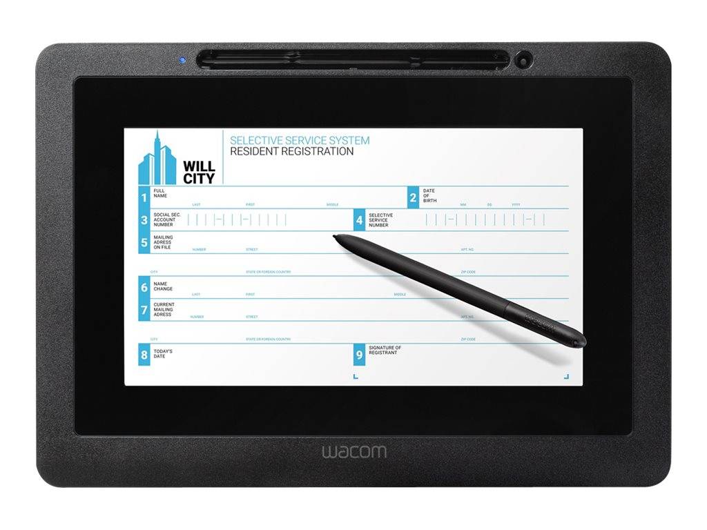 Wacom 10.1 Stift-Display DTU-1031AX Tablet, LCD Anzeige, Digitalisierer, Kabelgebunden Schwarz