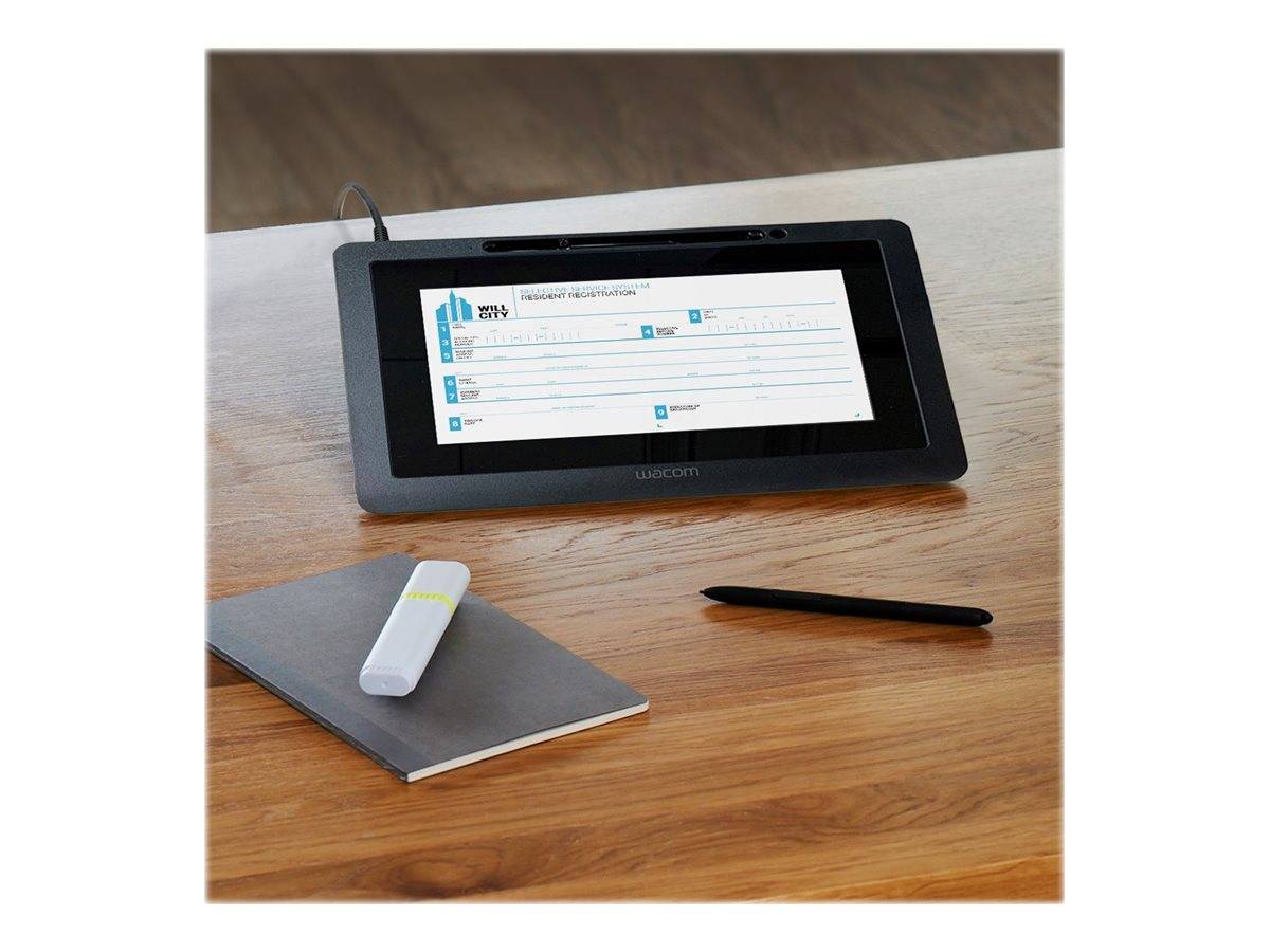 Wacom 10.1 Stift-Display DTU-1031AX Tablet, LCD Anzeige, Digitalisierer, Kabelgebunden Schwarz