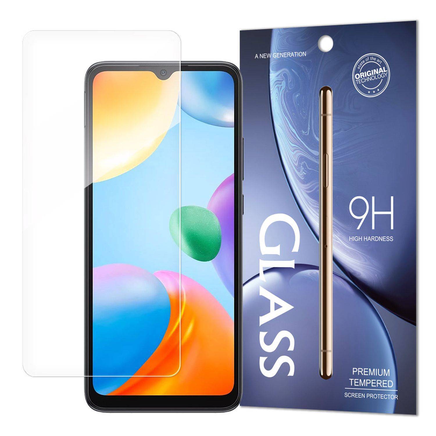 Schutzglas 9H kompatibel mit Xiaomi Redmi 11A Displayschutzfolie Passgenau Glas