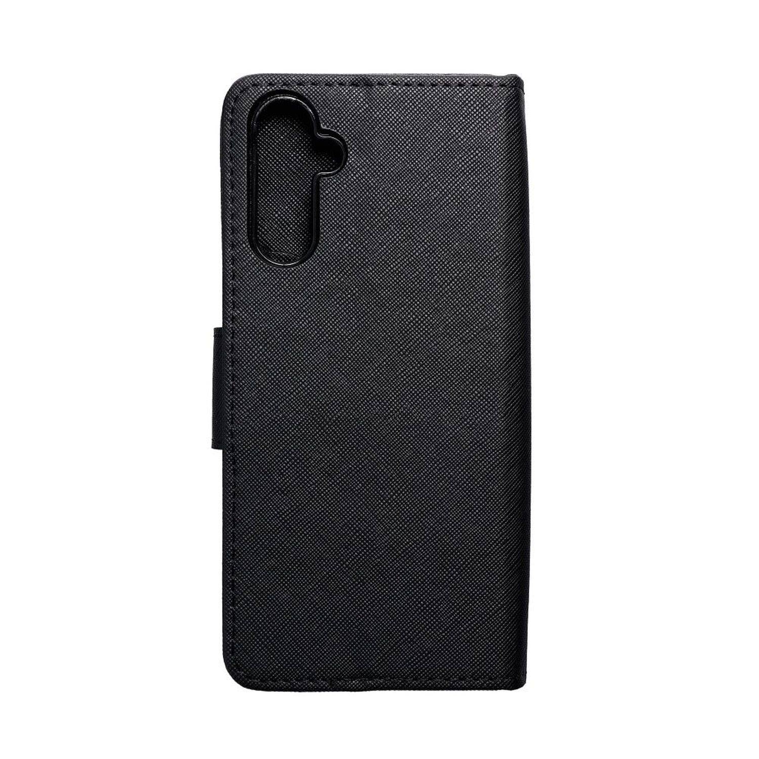 Buch Tasche "Fancy" kompatibel mit SAMSUNG GALAXY A14 5G Standfunktion, Kartenfach Schwarz
