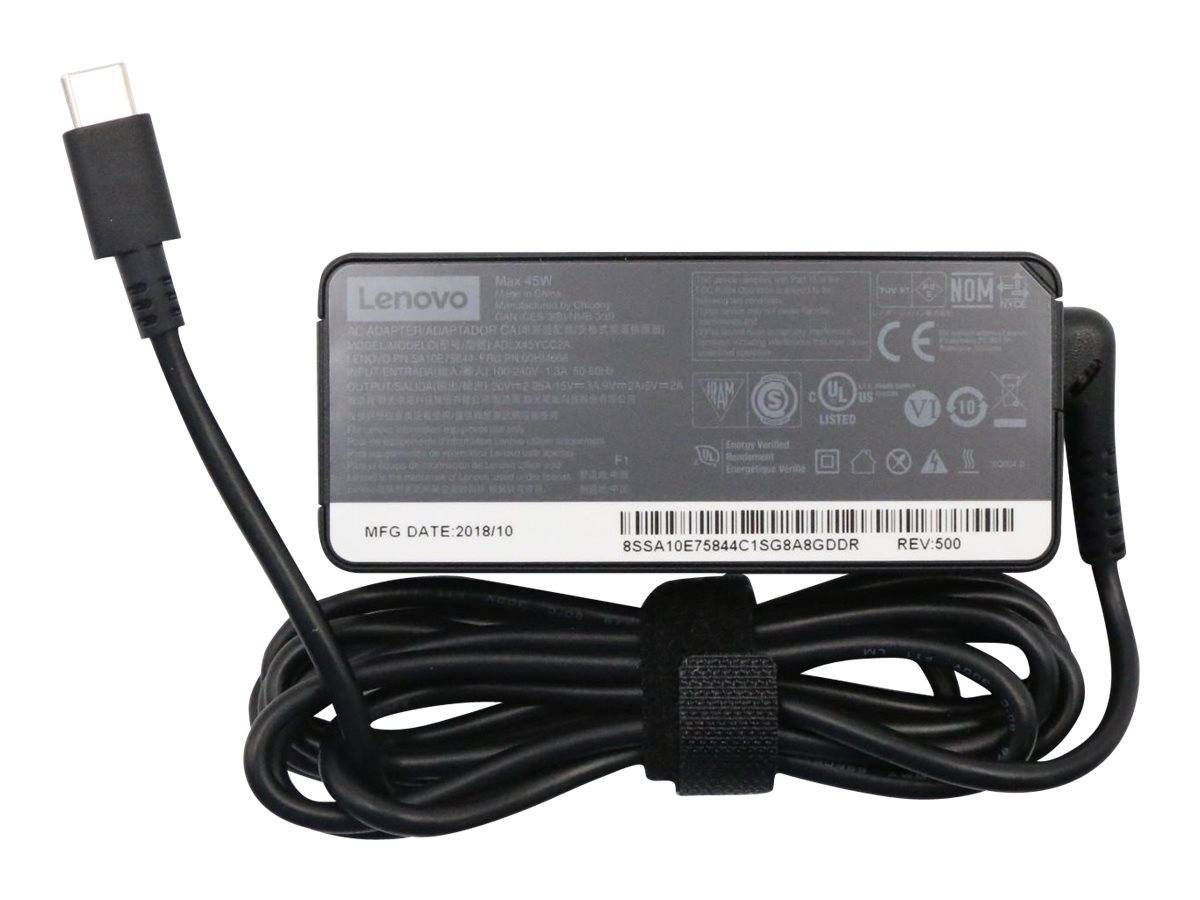 LENOVO - Chicony - Netzteil - Wechselstrom 100-240 V - 45 Watt - weltweit - FRU - für 100e Chromebook (1st Gen)