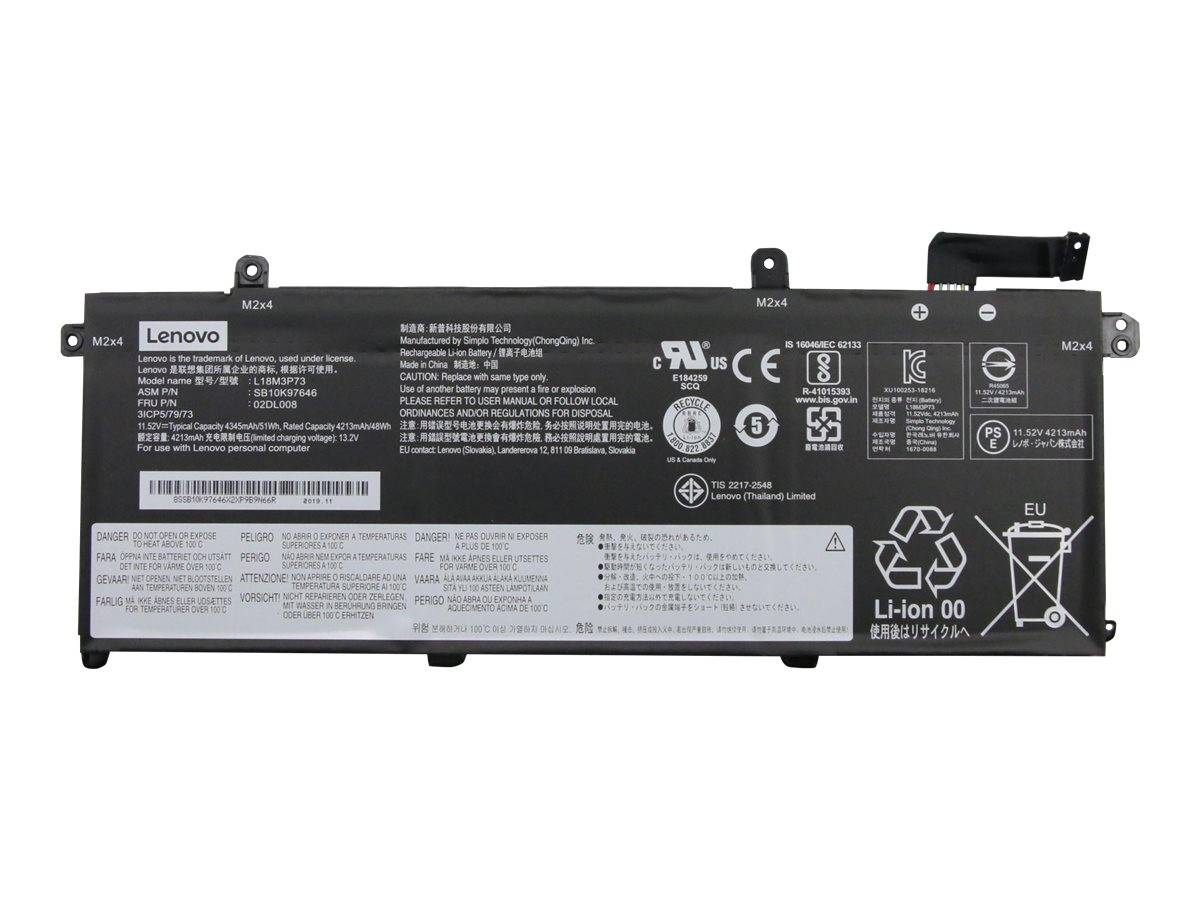 LENOVO - Simplo - Laptop-Batterie - Lithium-Ionen - 3 Zellen