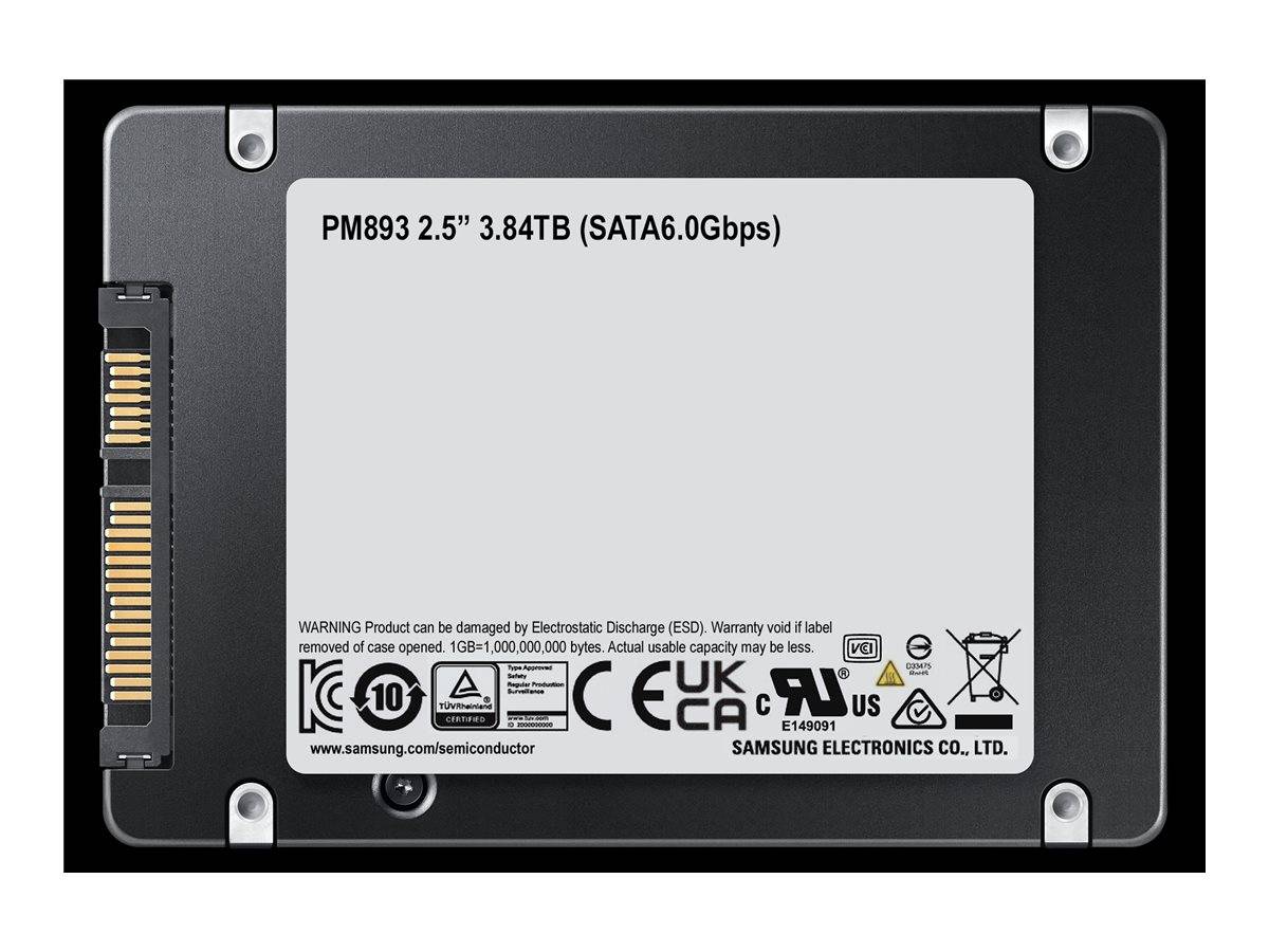 Samsung PM893 MZ-7L33T800 - SSD - 3.84 TB - intern - 2.5"" (6.4 cm)