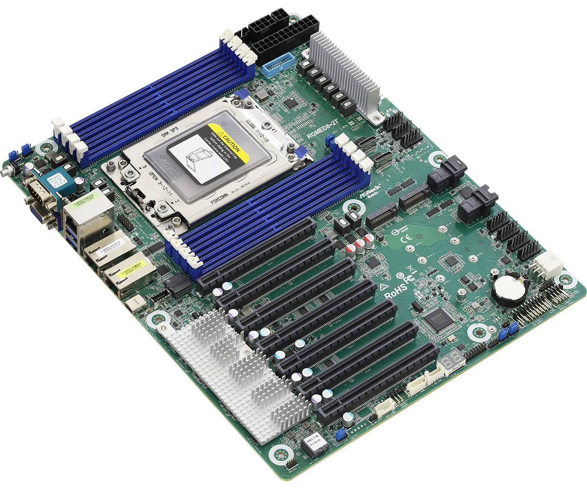 ASRock Rack ROMED8-2T/BCM - Motherboard - ATX