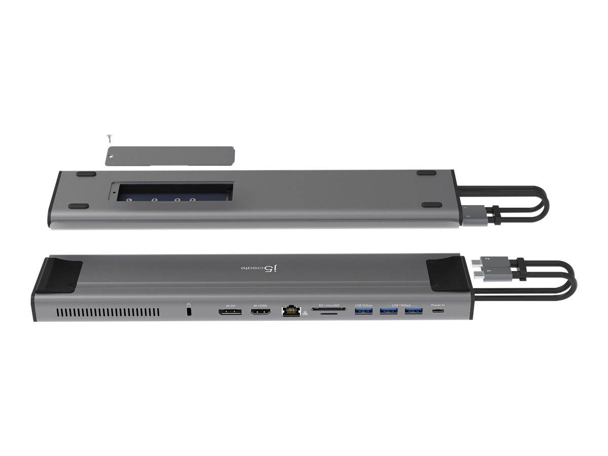j5create JCD552 - Dockingstation - USB-C 3.2 Gen 2 x 2