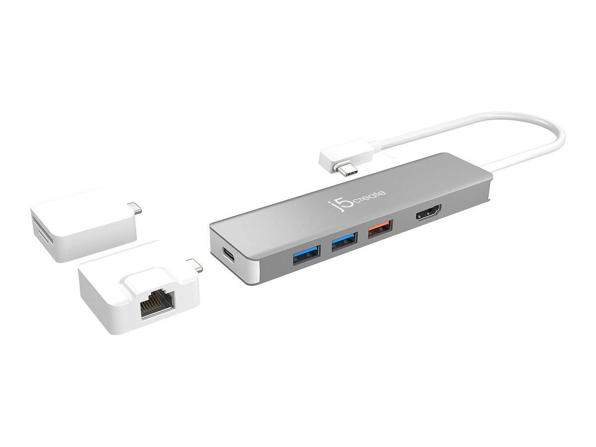 j5create JCD375 - Dockingstation - USB-C 3.1 Gen 2