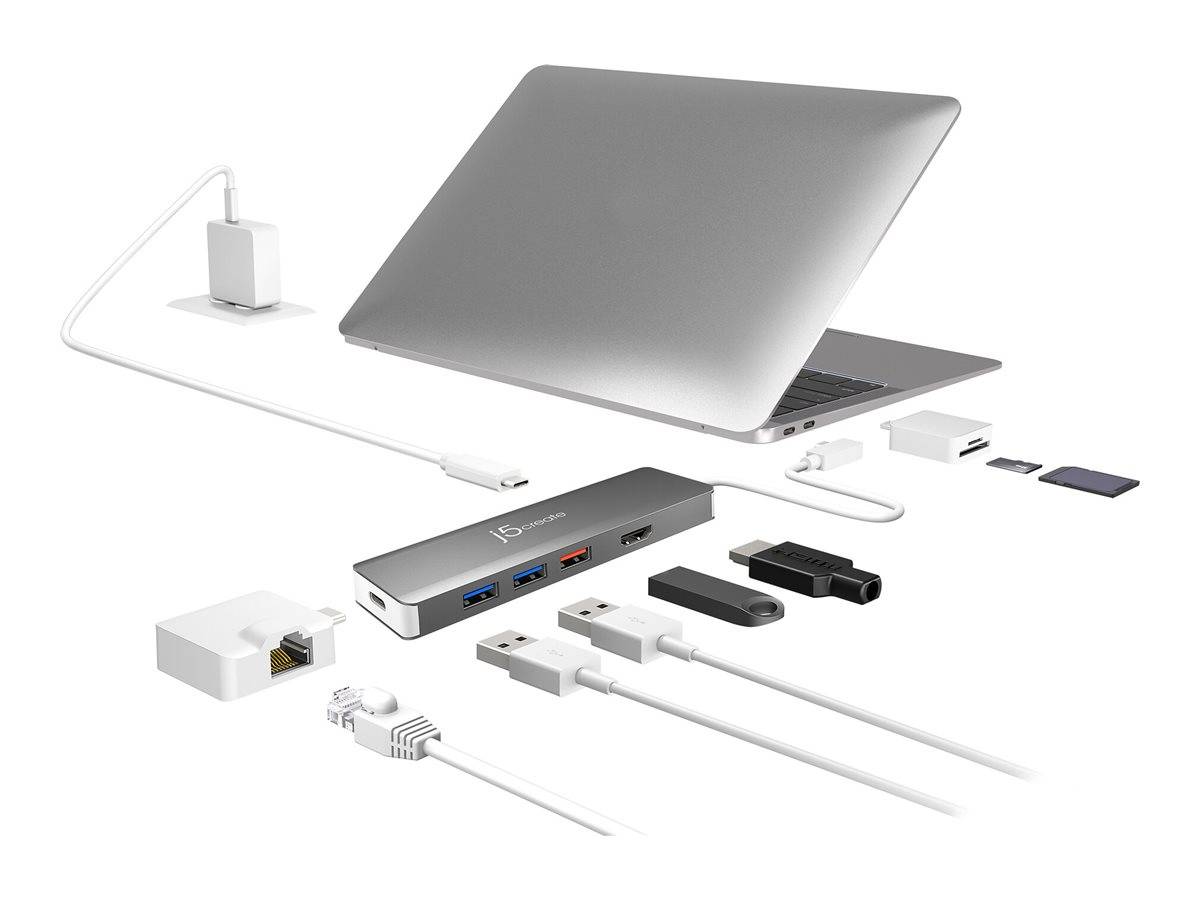 j5create JCD375 - Dockingstation - USB-C 3.1 Gen 2