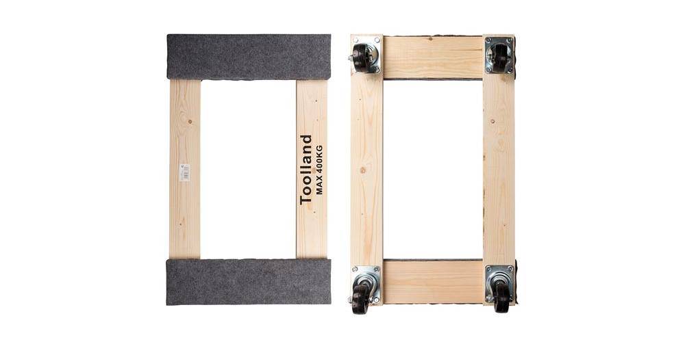 Toolland TRANSPORT-ROLLER - RECHTECKIG - 760 x 460 mm - MAX.