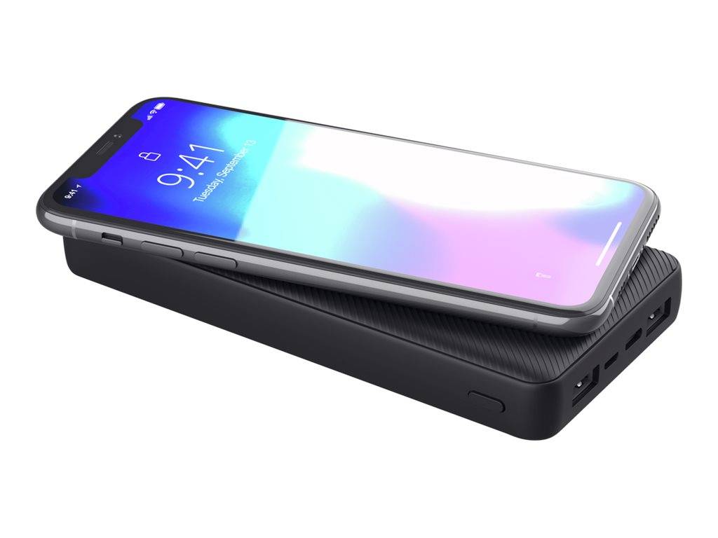 Trust Primo - Powerbank - 20000 mAh - 74 Wh - 15 Watt - 3 A - Fast Charge - 3 Ausgabeanschlussstellen (2 x USB, 24 pin U