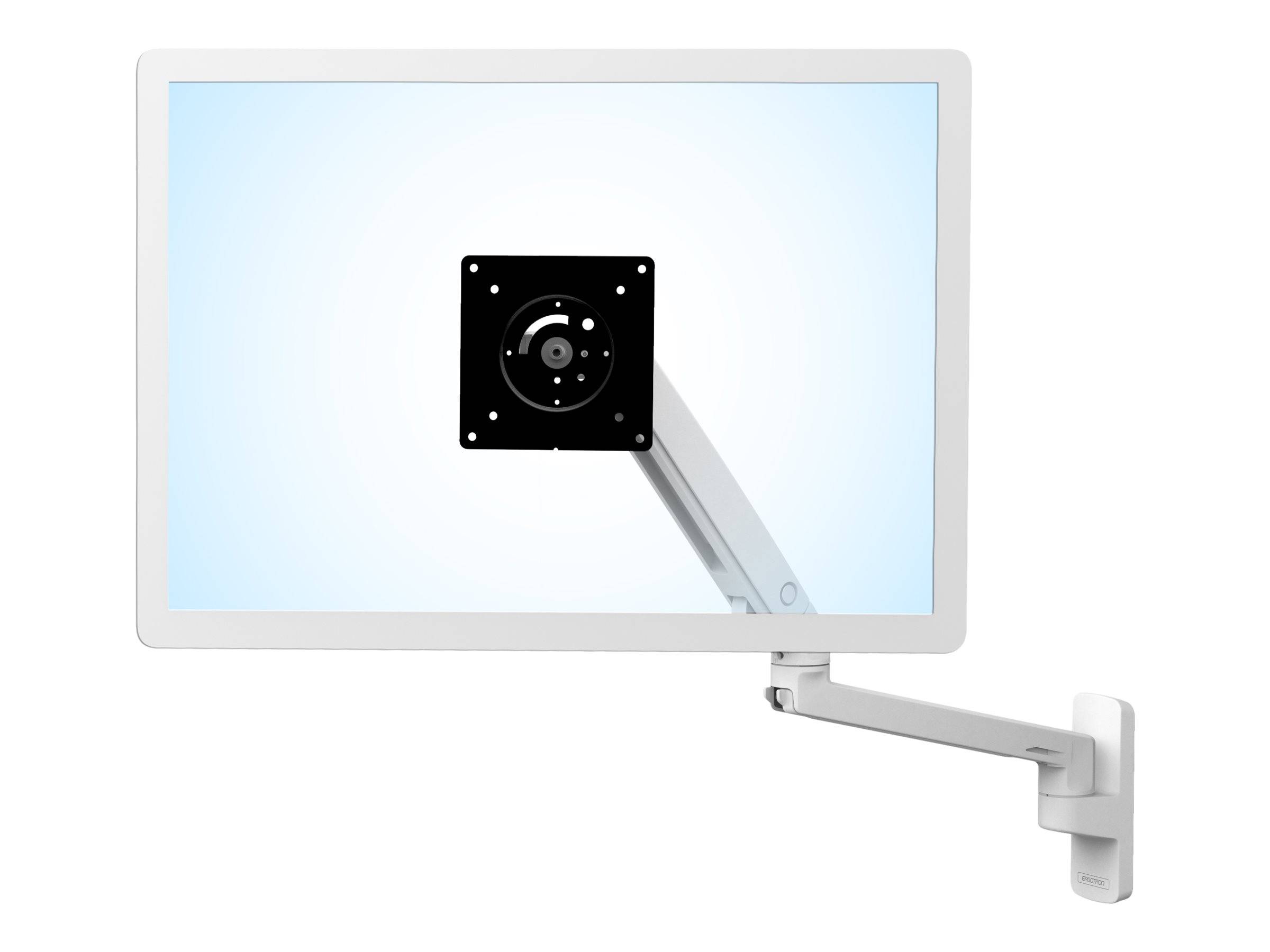 Ergotron MXV Wall Monitor Arm - Klammer für Monitor (einstellbarer Arm) - weiß -