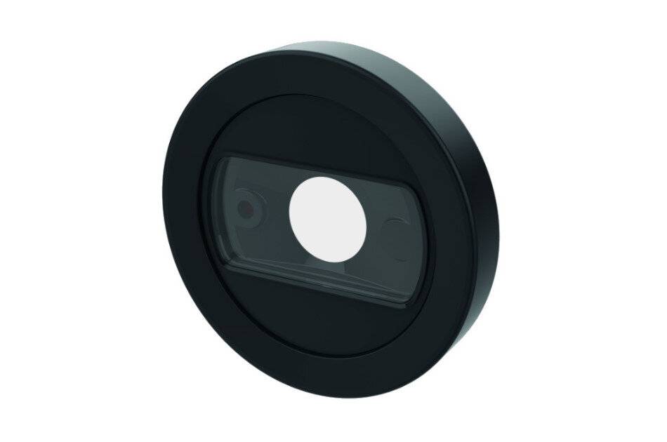 AXIS TM2802 FRONT KIT A, Frontausrüstung für Kameras der AXIS M20-Serie, schwarzer Abdeckring mit Fenster, u.a.