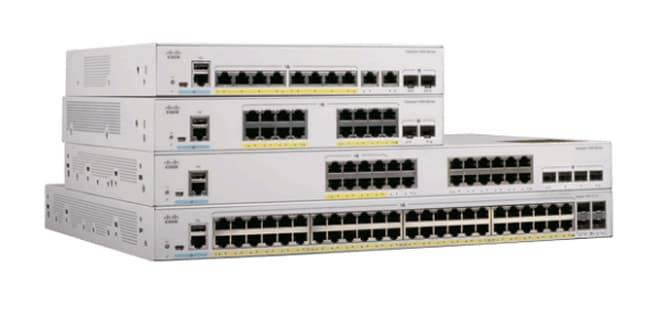 Cisco Catalyst 1000FE-24T-4G-L - Switch - managed - 24 x 10/100 + 2 x combo Gigabit SFP/RJ-45 (uplink)