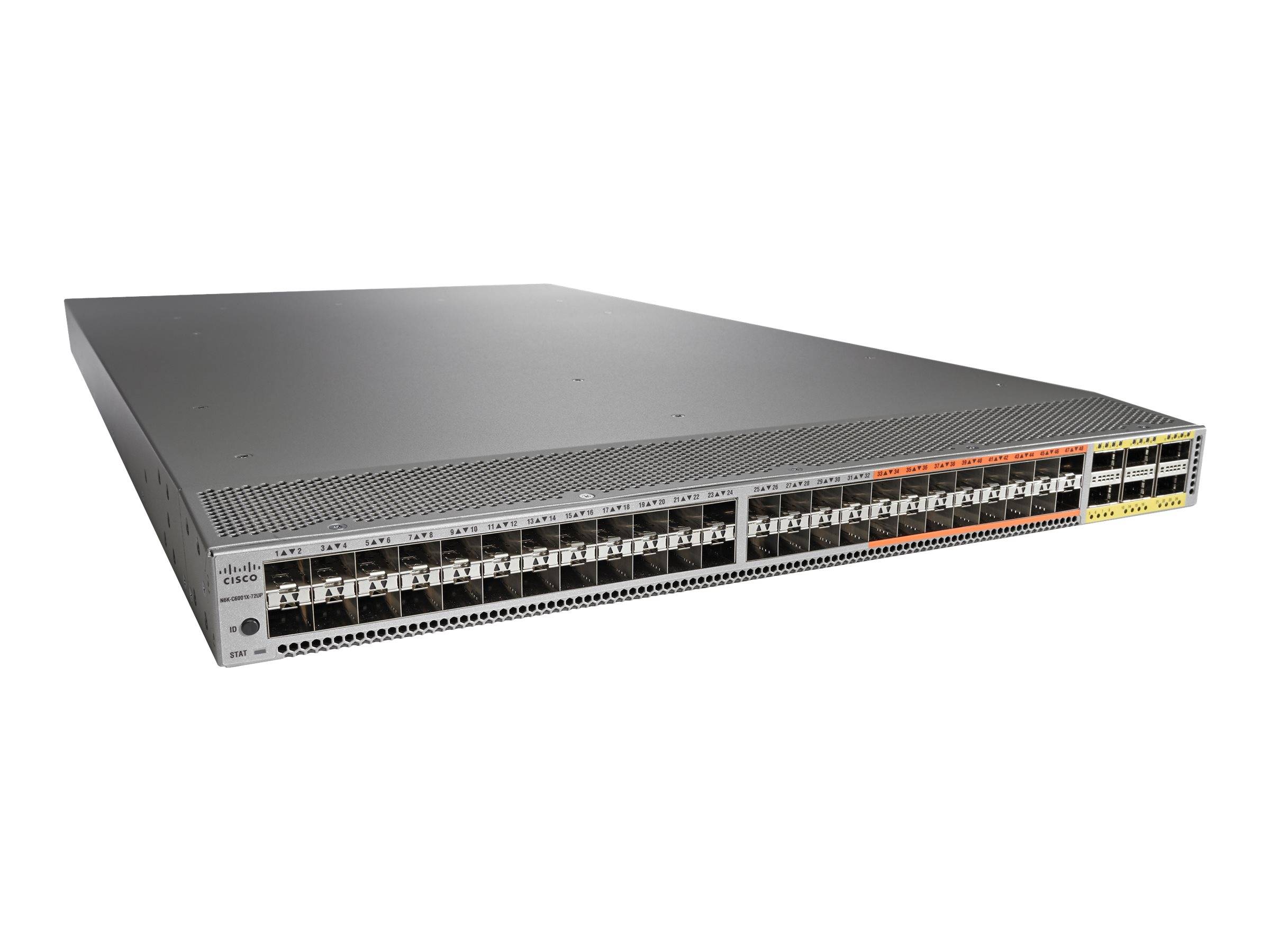 Cisco Nexus 5672UP - Switch - L3 - managed - 32 x 1 Gigabit / 10 Gigabit SFP+ + 16 x 1 Gigabit / 10Gb Ethernet / 2/4/8Gb Fibre Channel / FCoE SFP+