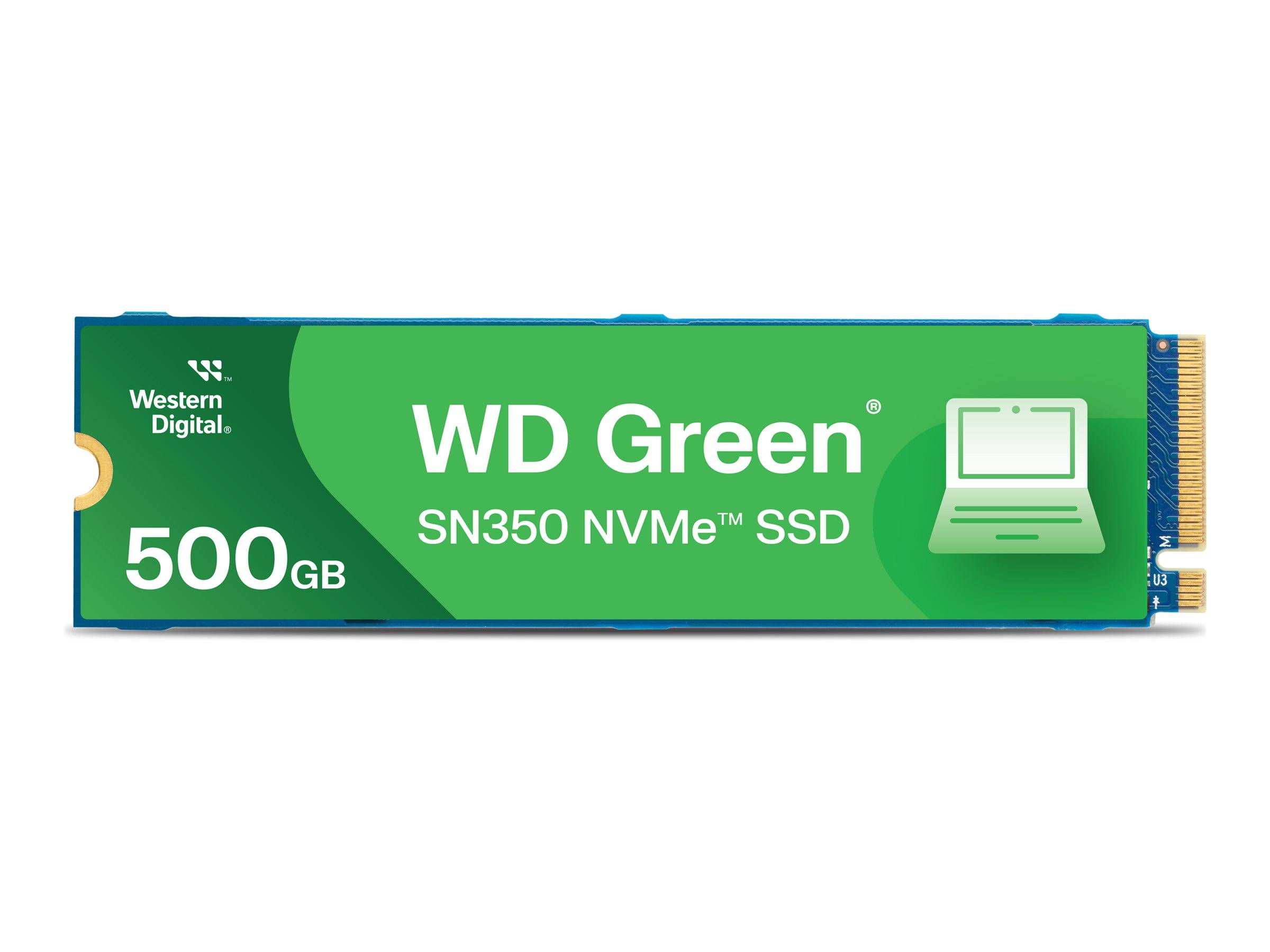 WD Green SN350 - SSD - 500 GB - intern - M.2 2280 - PCIe 3.0 x4 (NVMe)