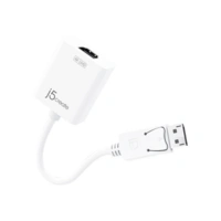 j5create JDA158 - Videoadapter - DisplayPort männlich zu HDMI weiblich j5create JDA158 - Videoadapter - DisplayPort männlich zu HDMI weiblich