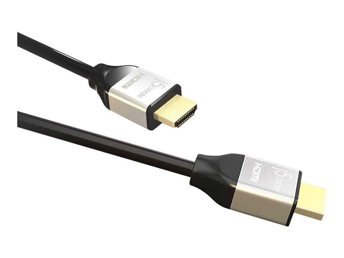 j5create JDc52 - HDMI-Kabel mit Ethernet - HDMI männlich zu HDMI männlich
