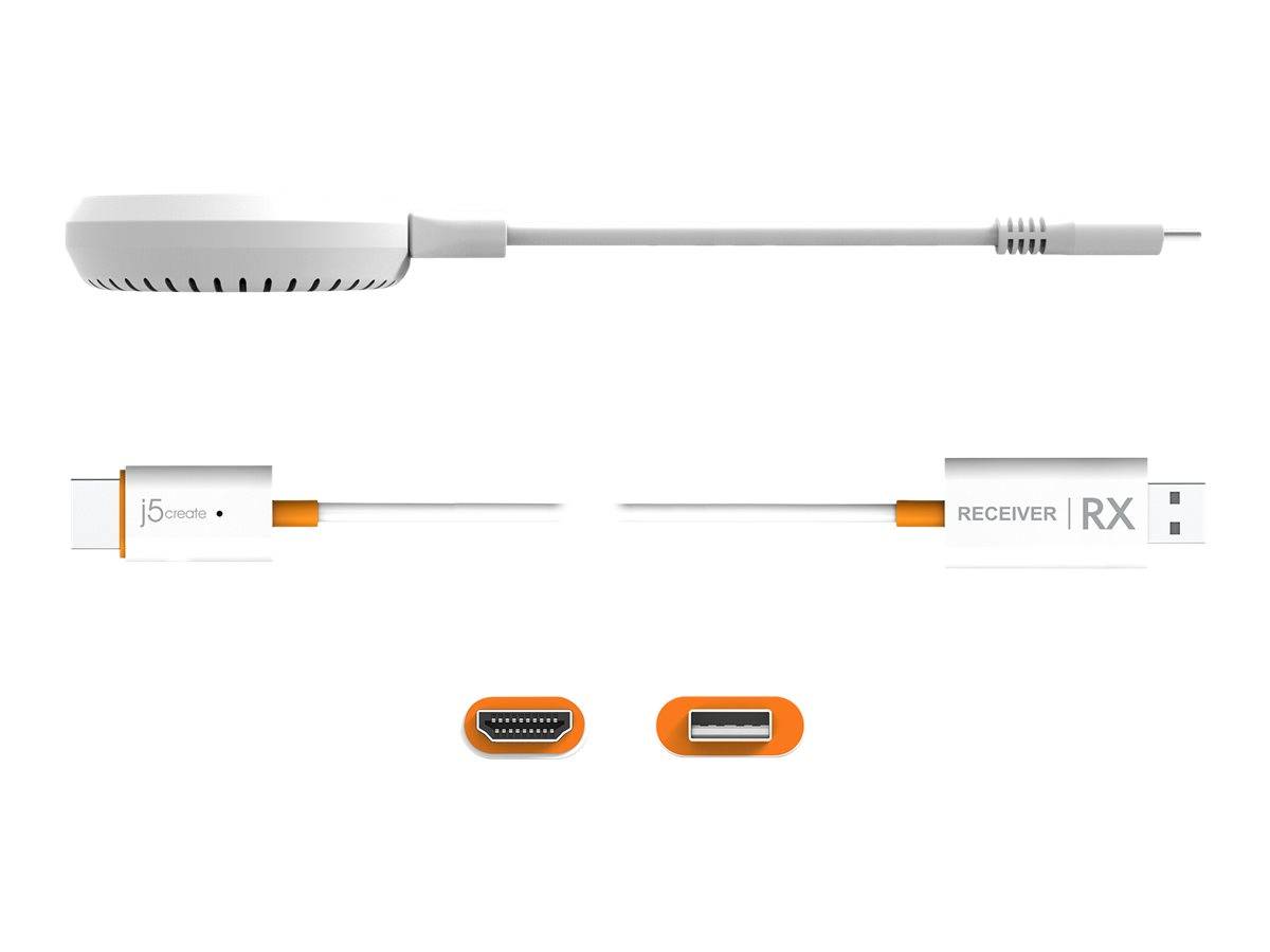 j5create JVAW62 ScreenCast USB-C - Wireless Video-/Audio-Erweiterung
