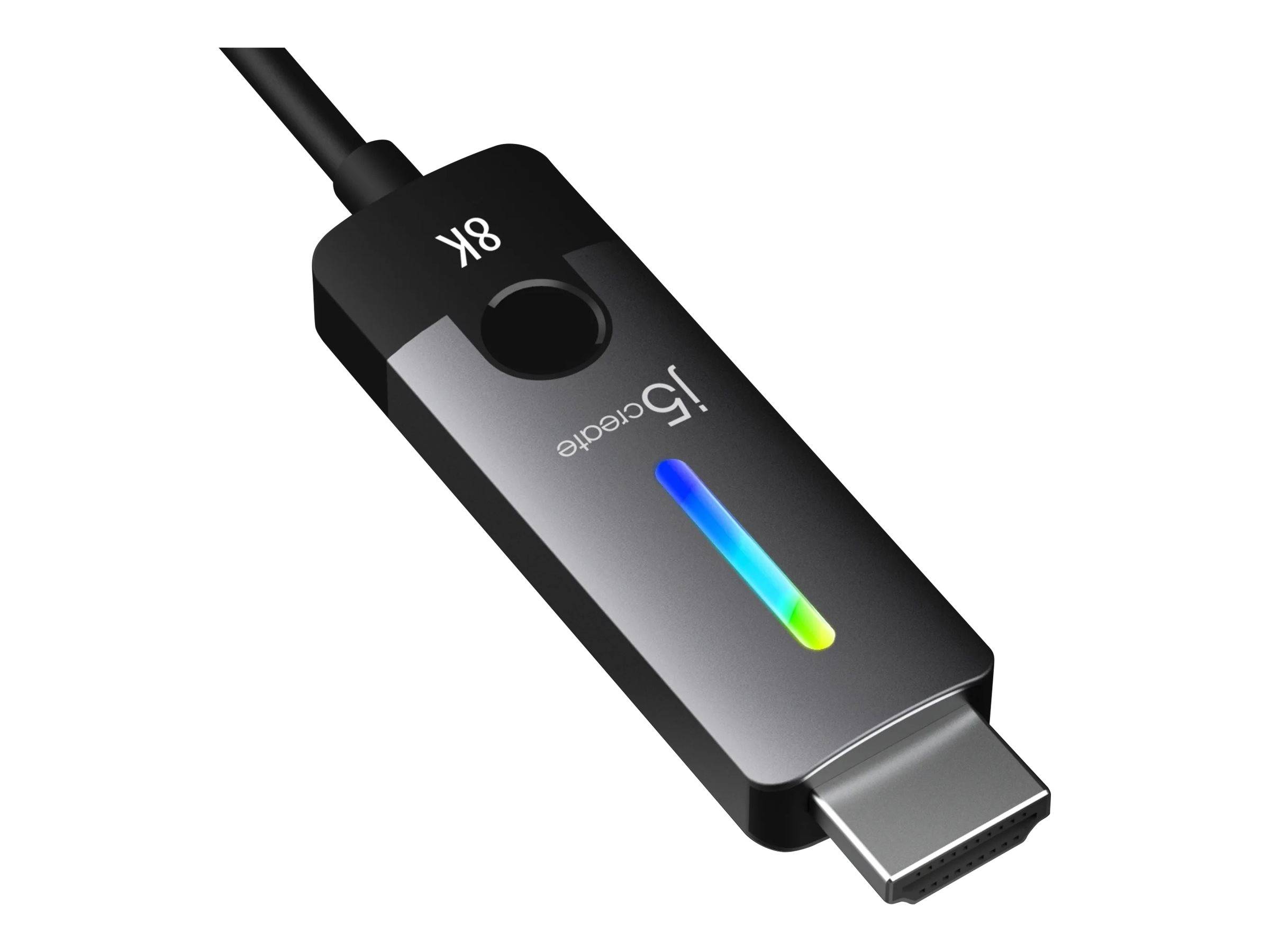 j5create JCC157 - Adapterkabel - 24 pin USB-C männlich zu HDMI männlich - 1.8 m - abgeschirmt - Weltraum grau/schwarz -